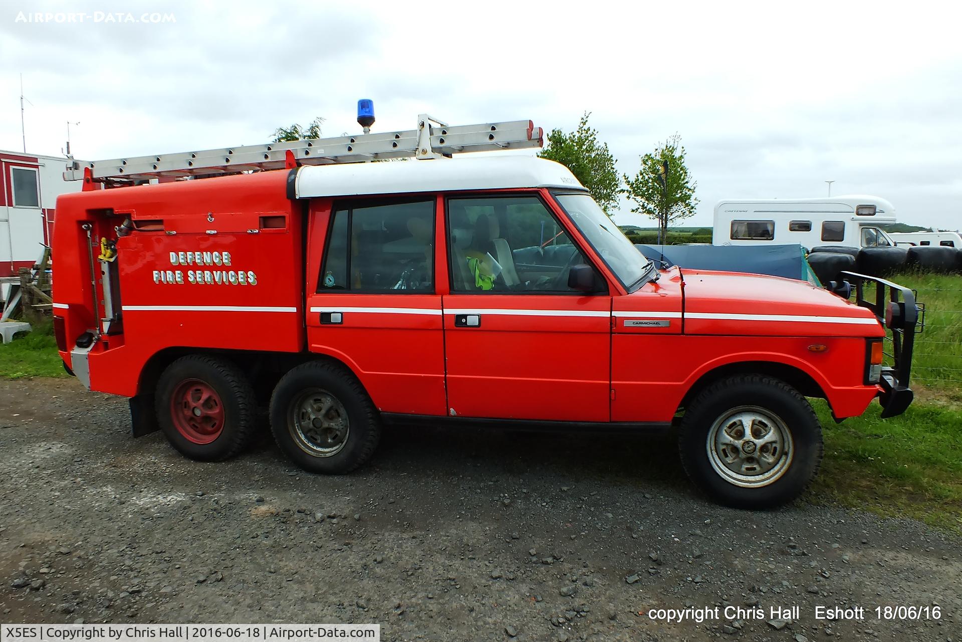 X5ES Airport - Eshott airfield fire truck