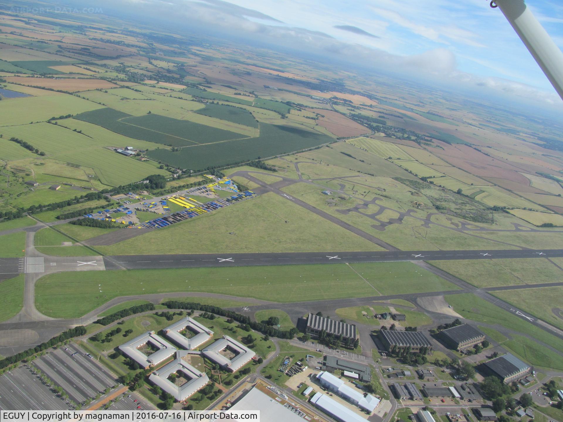 RAF Wyton Airport, St Ives, England United Kingdom (EGUY) - Spotted on way to Mitchells Farm near Cambridge - now a disused airfield. 