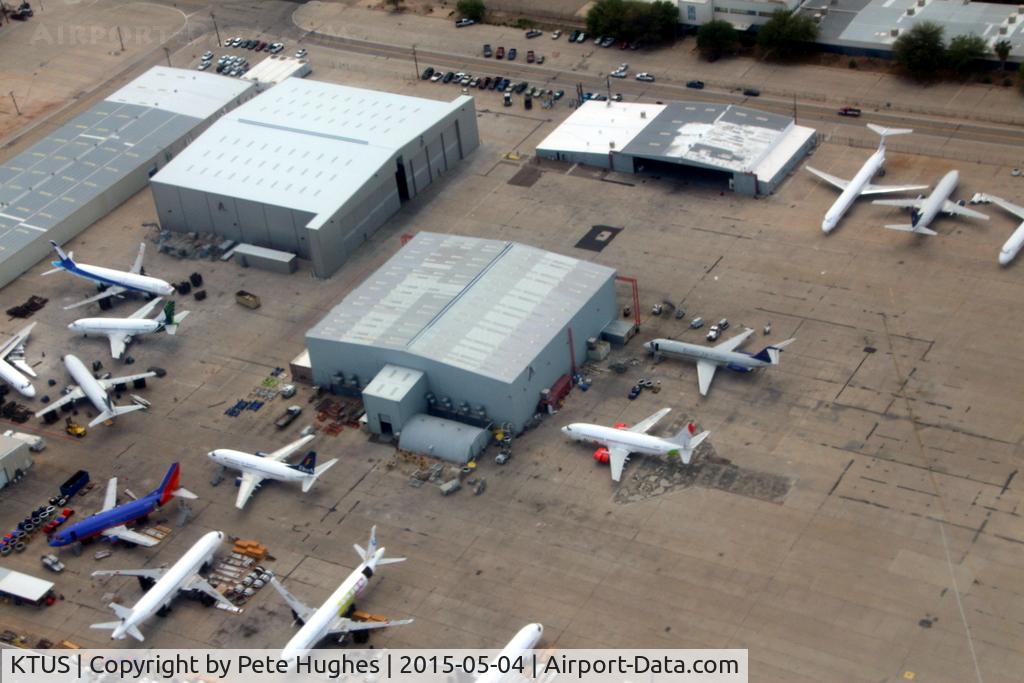 Tucson International Airport (TUS) - Storage and scrapping area at Tucson, Arizona