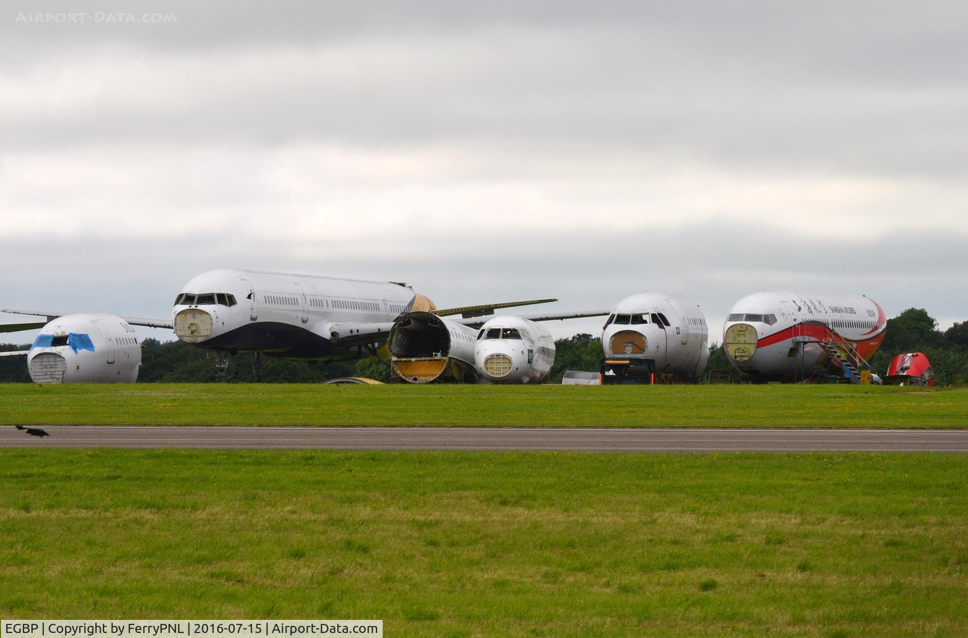 Kemble Airport, Kemble, England United Kingdom (EGBP) - Kemble. View from A429.