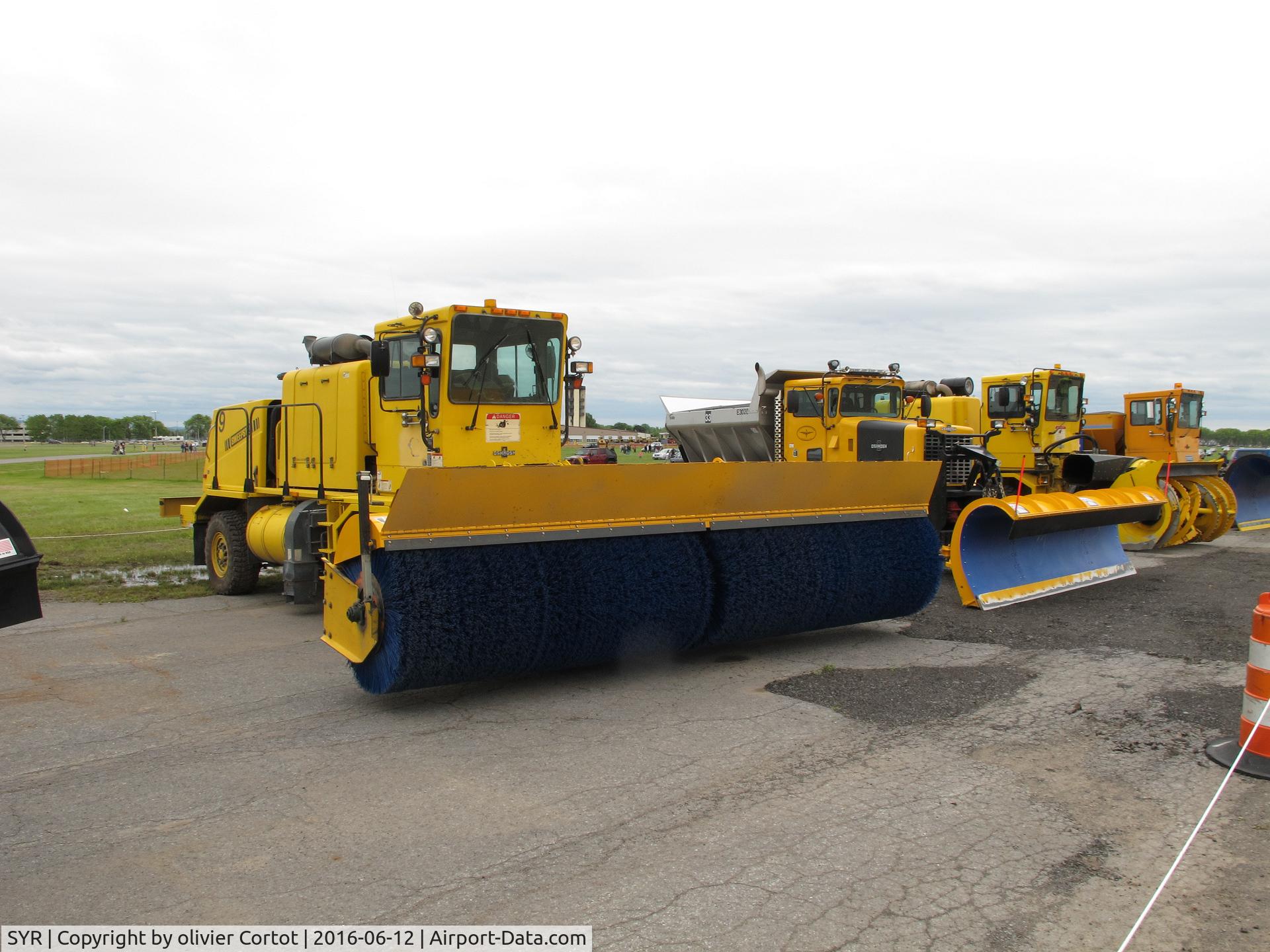Syracuse Hancock International Airport (SYR) - Airport vehicules on display for the airshow