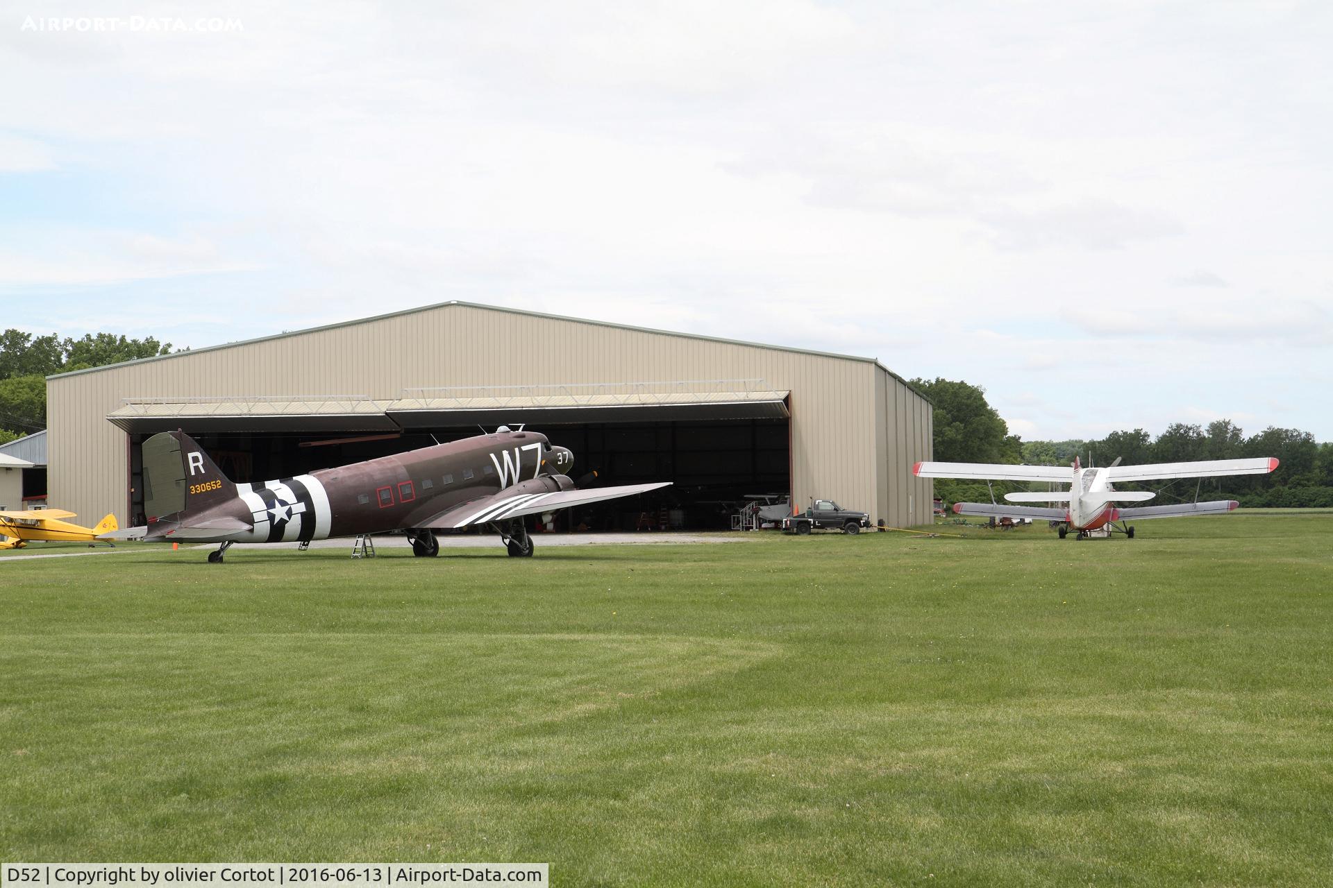 Geneseo Airport (D52) - main hangar