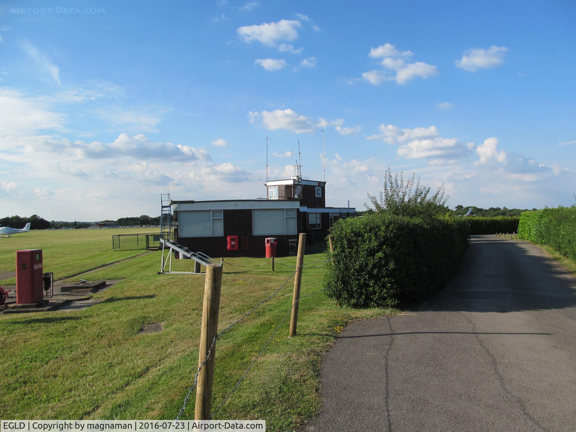 Denham Aerodrome Airport, Gerrards Cross, England United Kingdom (EGLD) - the control tower at lovely denham