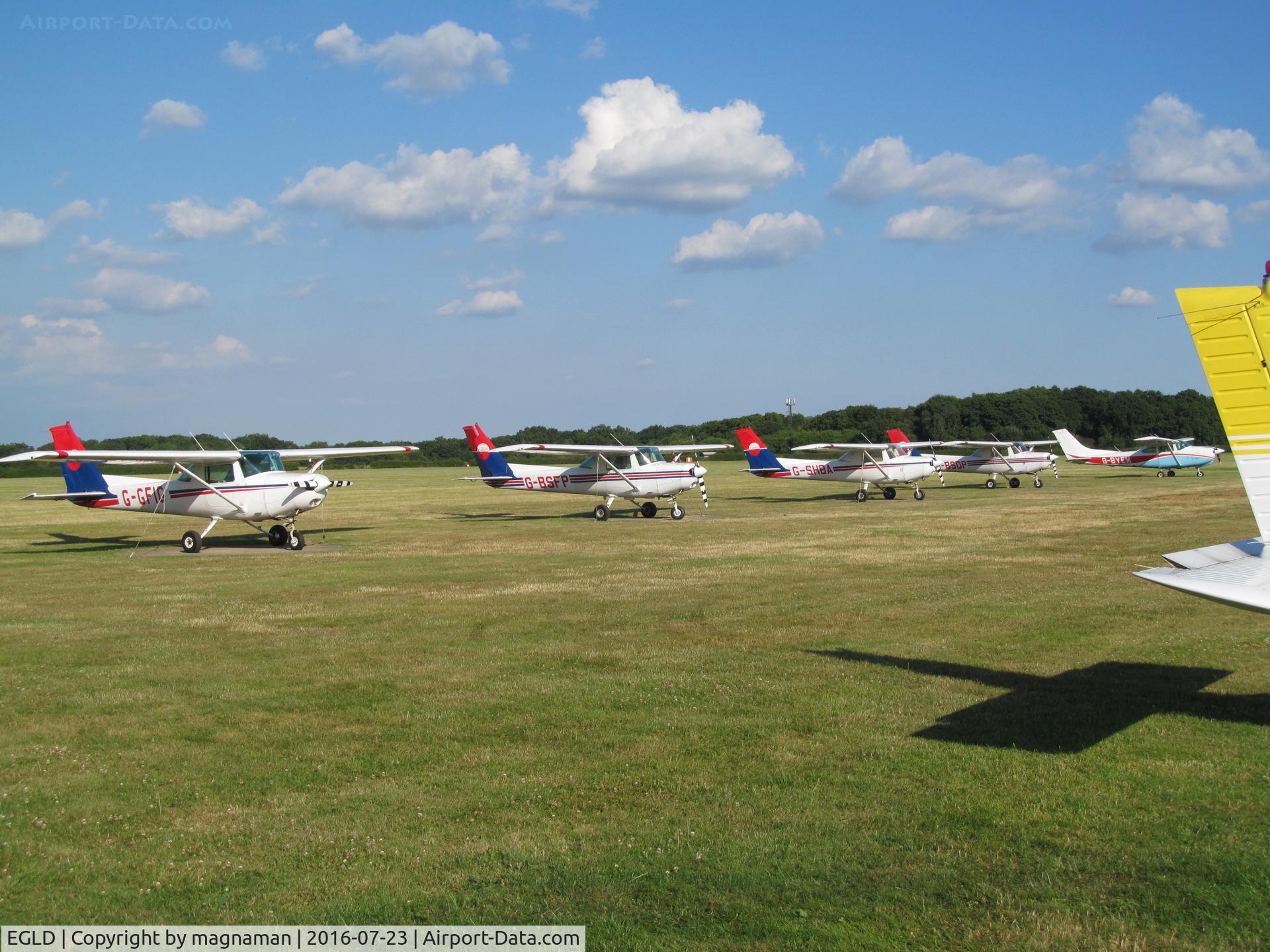 Denham Aerodrome Airport, Gerrards Cross, England United Kingdom (EGLD) - G-GFIG AND FLYING CLUB PALS