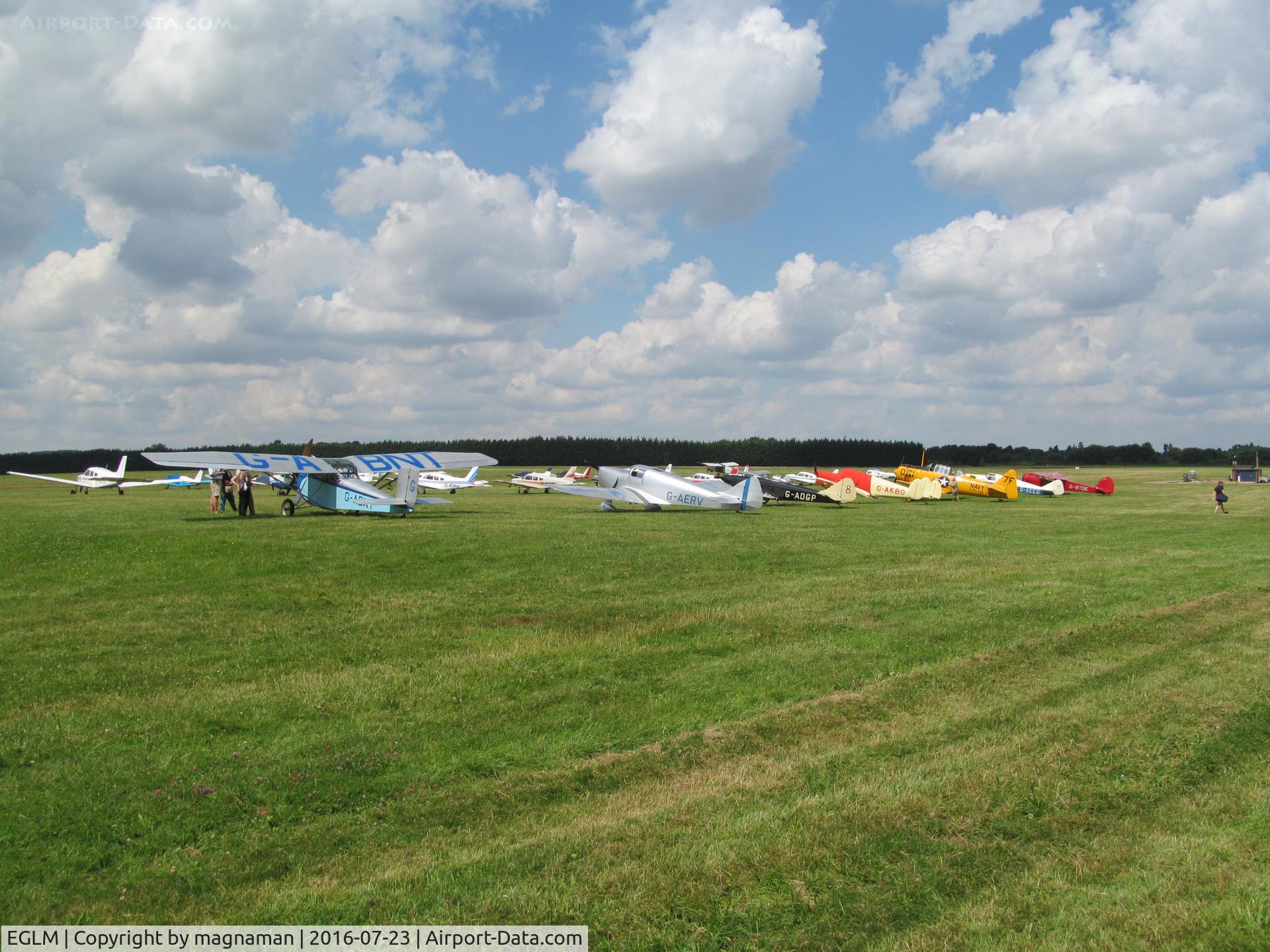 White Waltham Airfield Airport, White Waltham, England United Kingdom (EGLM) - oldies out on the apron - as well as planes!