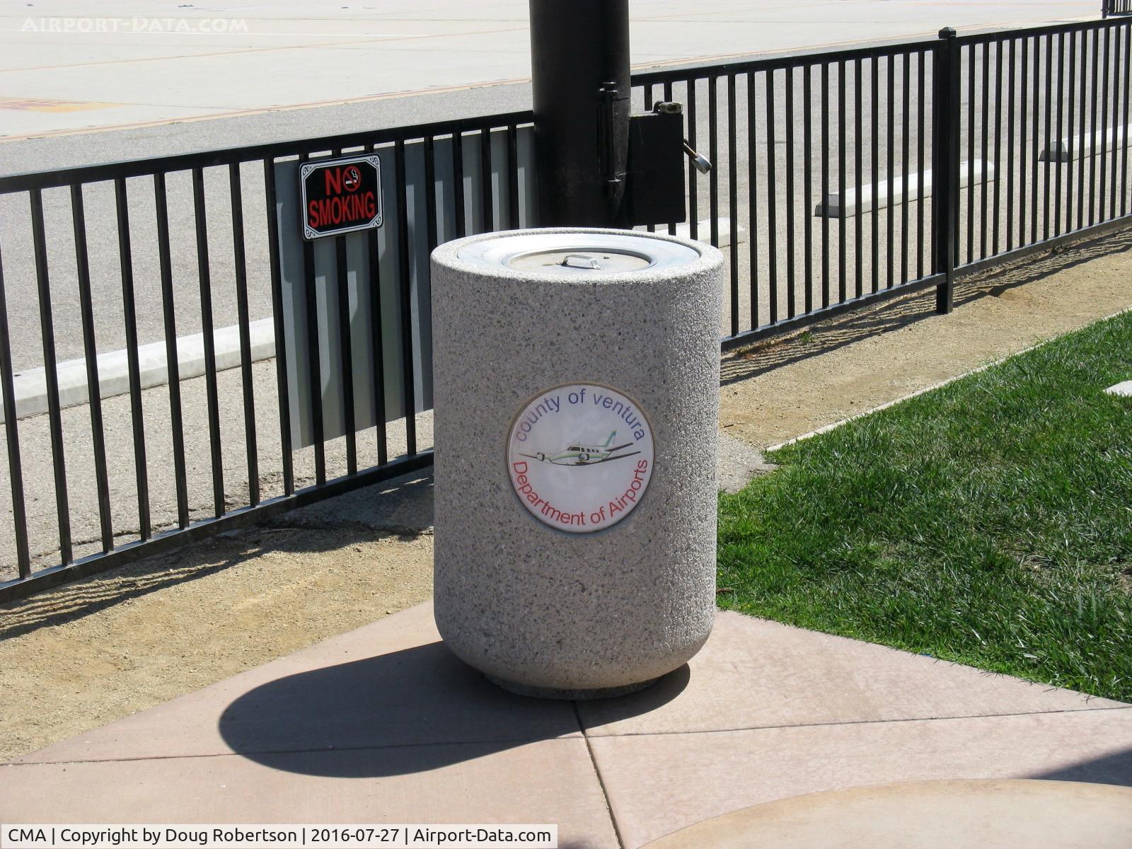 Camarillo Airport (CMA) - CMA Aircraft Public View Park, very popular with walkways and has shaded seating-clean and well-kept, put trash here