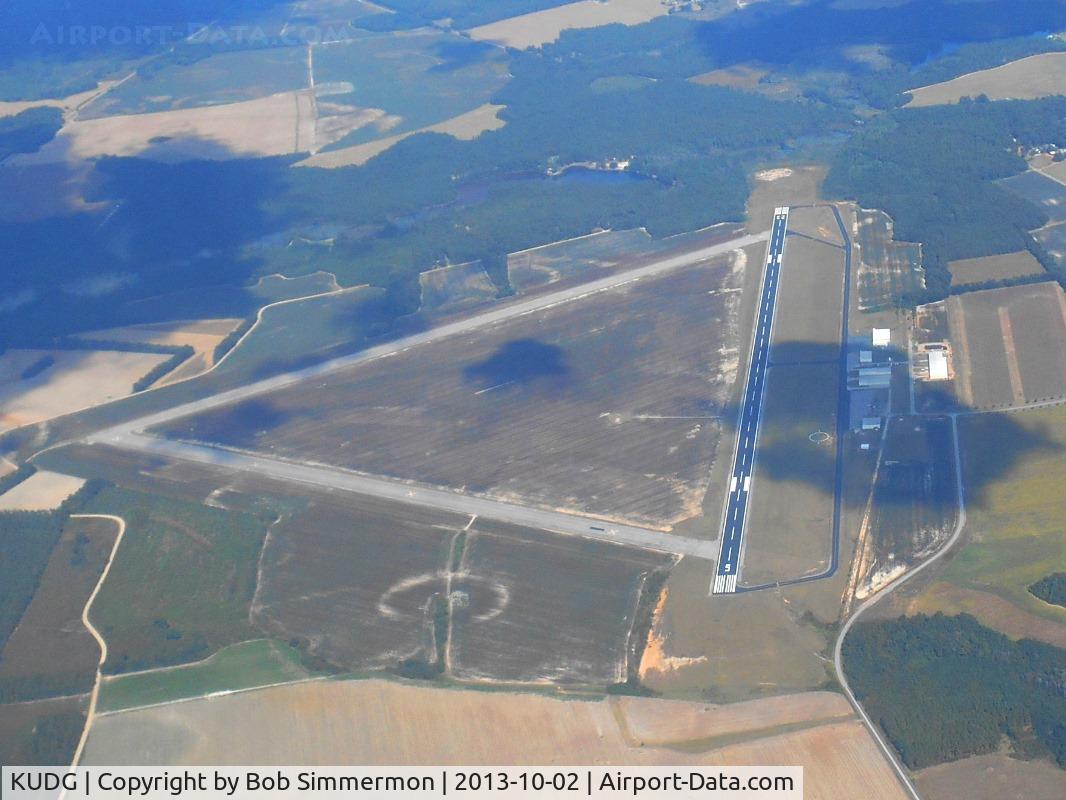 Darlington County Jetport Airport (UDG) - Looking NE from 5000 ft.
