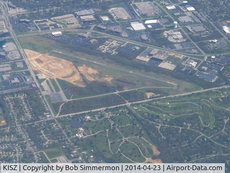 Blue Ash Airport, Cincinnati, Ohio United States (ISZ) - Looking SE...death of an iconic old airfield.