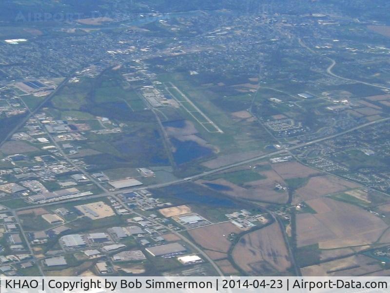 Butler Co Rgnl-hogan Field Airport (HAO) - Looking NW from 8000 ft.