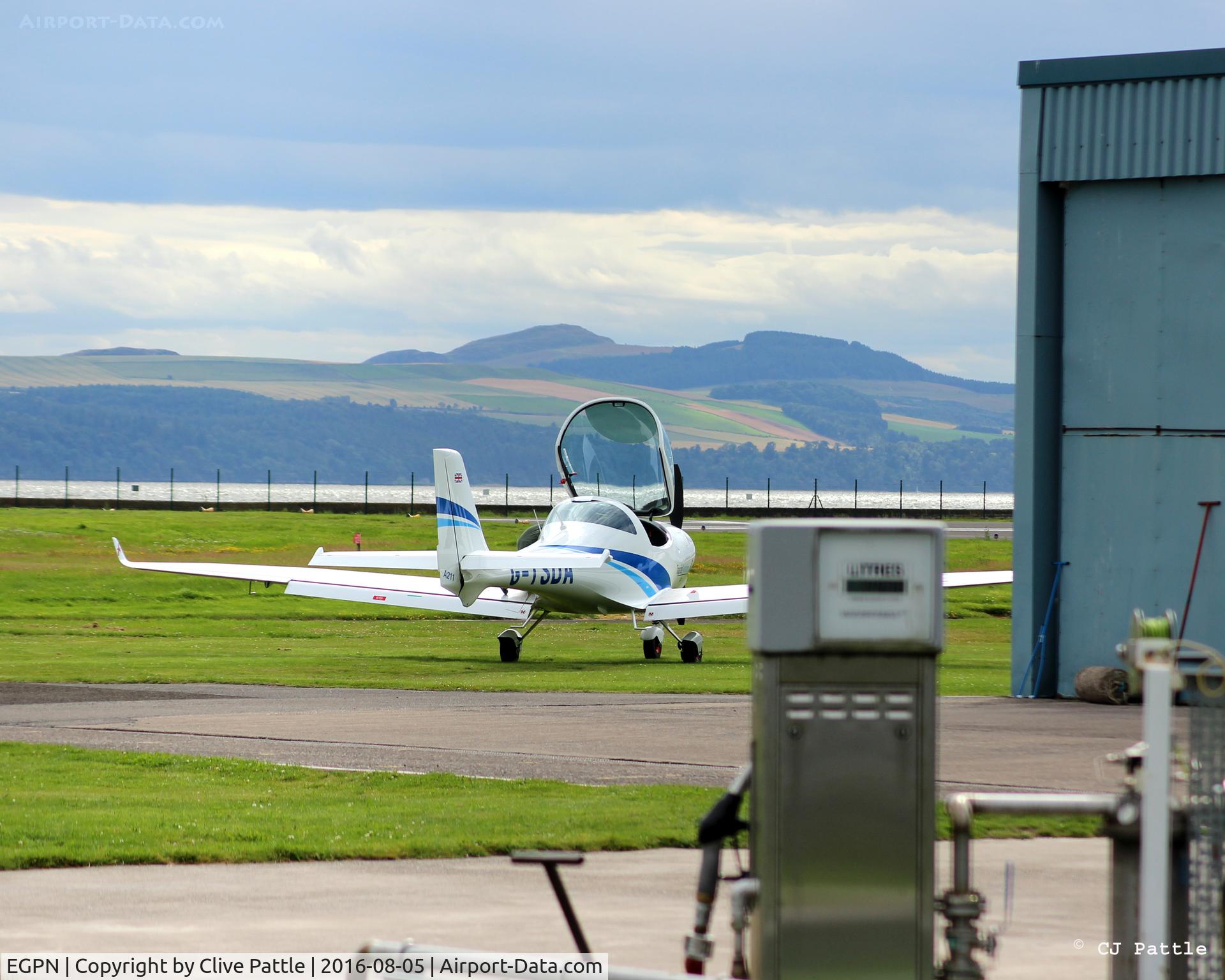 Dundee Airport, Dundee, Scotland United Kingdom (EGPN) - Tayside Aviation area at Dundee Riverside EGPN. 