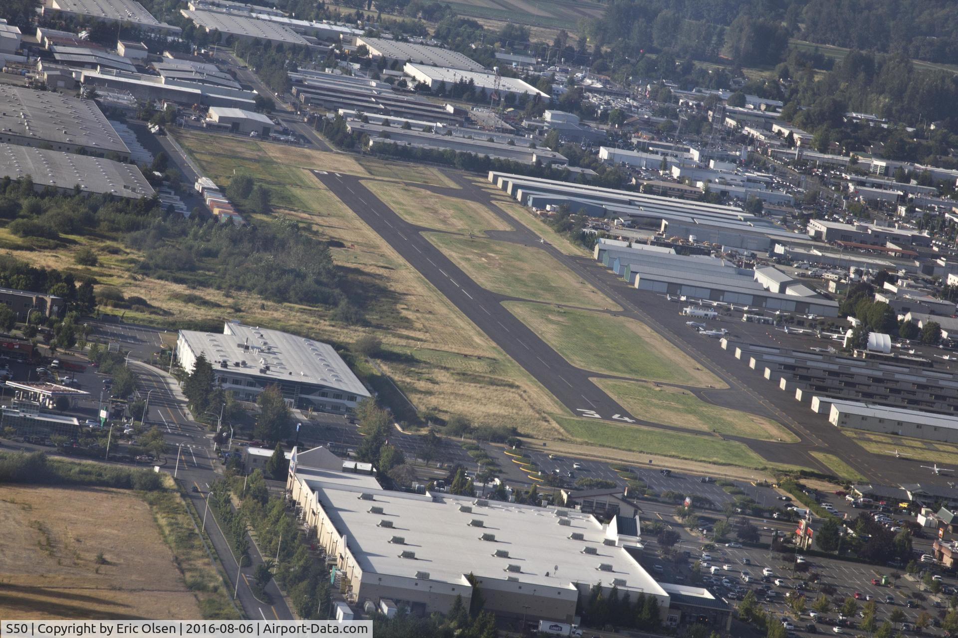 Auburn Municipal Airport (S50) - The auburn Airport as seen from the south end.