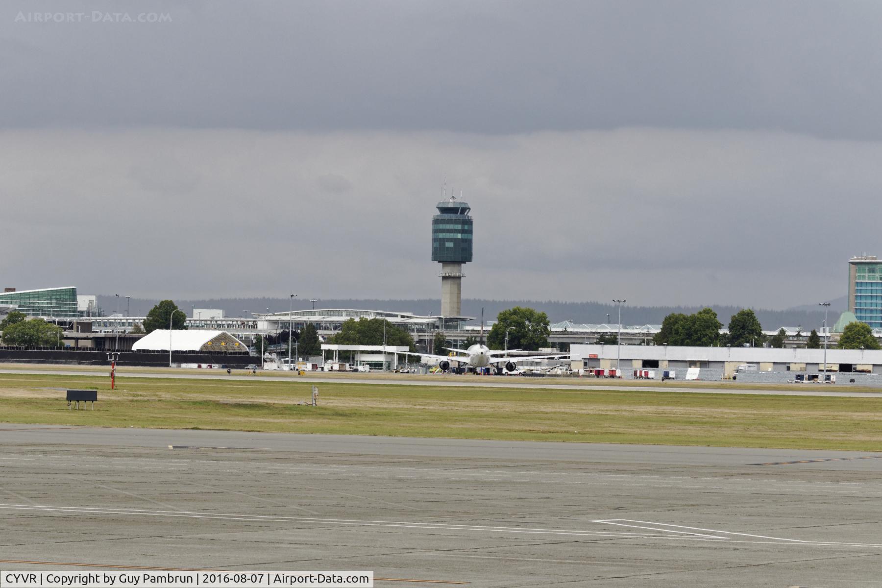Vancouver International Airport, Vancouver, British Columbia Canada (CYVR) - From the south looking north