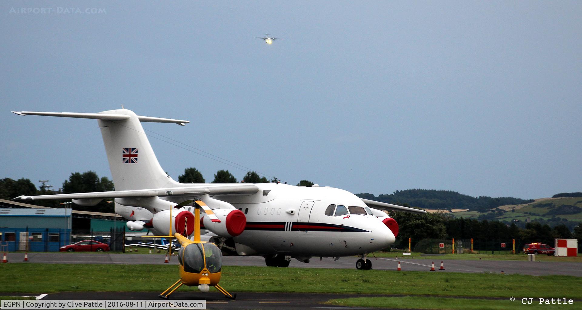 Dundee Airport, Dundee, Scotland United Kingdom (EGPN) - Busy scene At Dundee EGPN