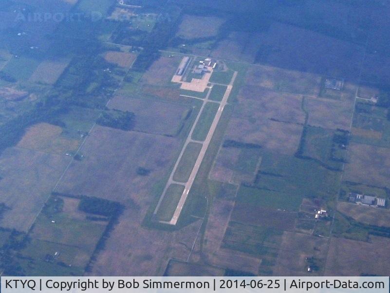 Indianapolis Executive Airport (TYQ) - Looking north from 10,000 ft.