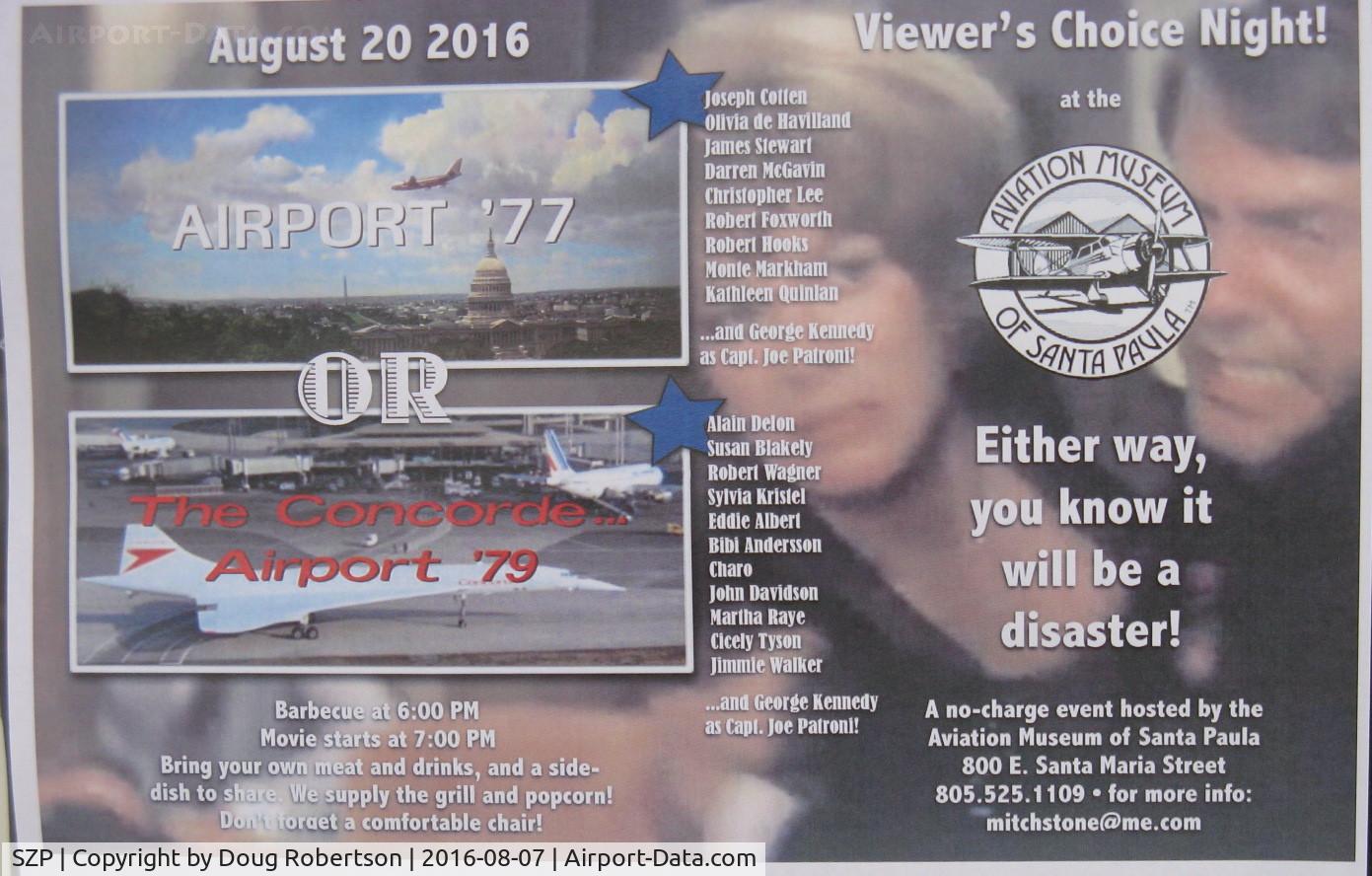 Santa Paula Airport (SZP) - Aviation Museum of Santa Paula Event-20 August 2016