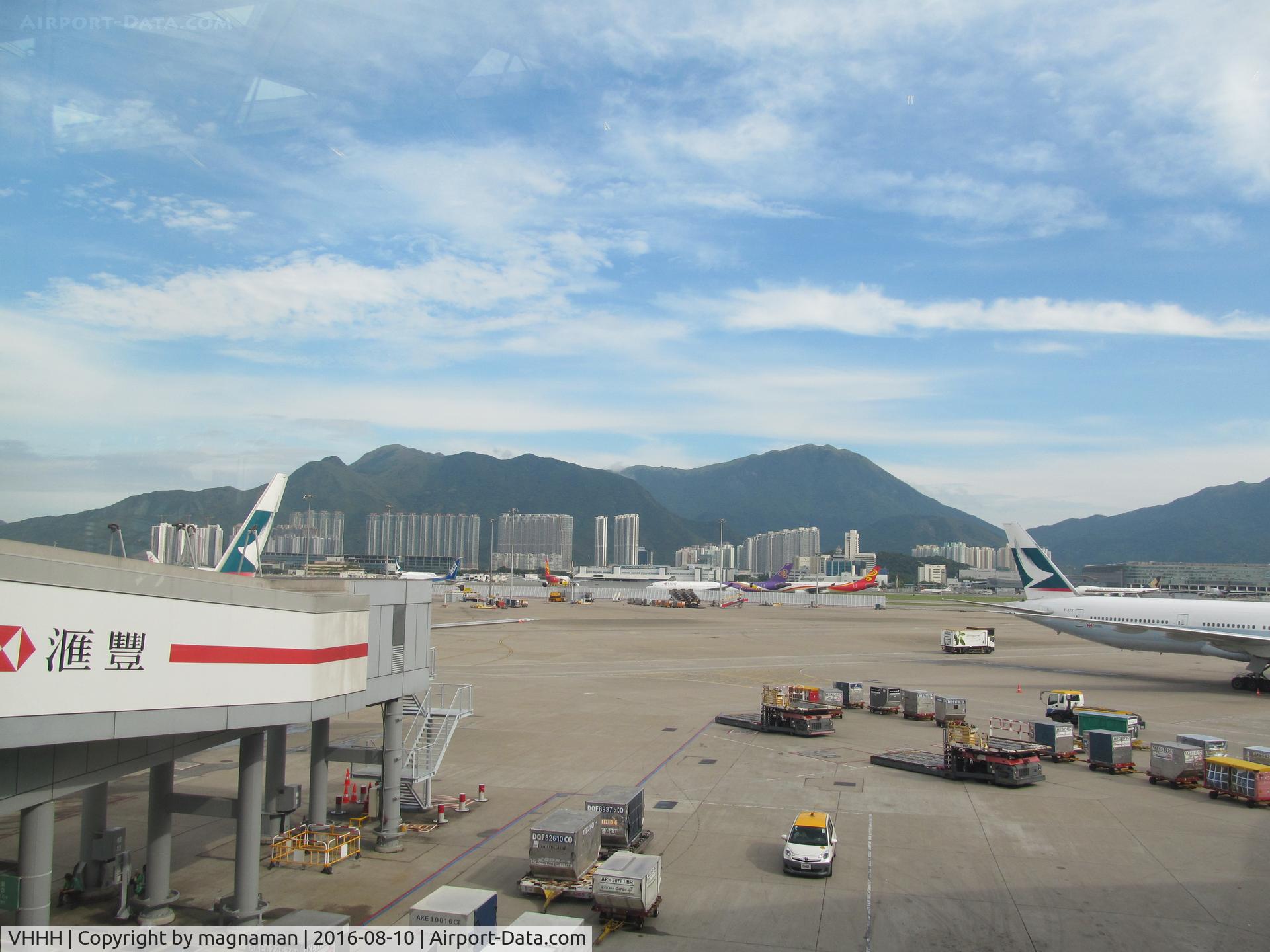 Hong Kong International Airport, Hong Kong Hong Kong (VHHH) - good view of city from terminal