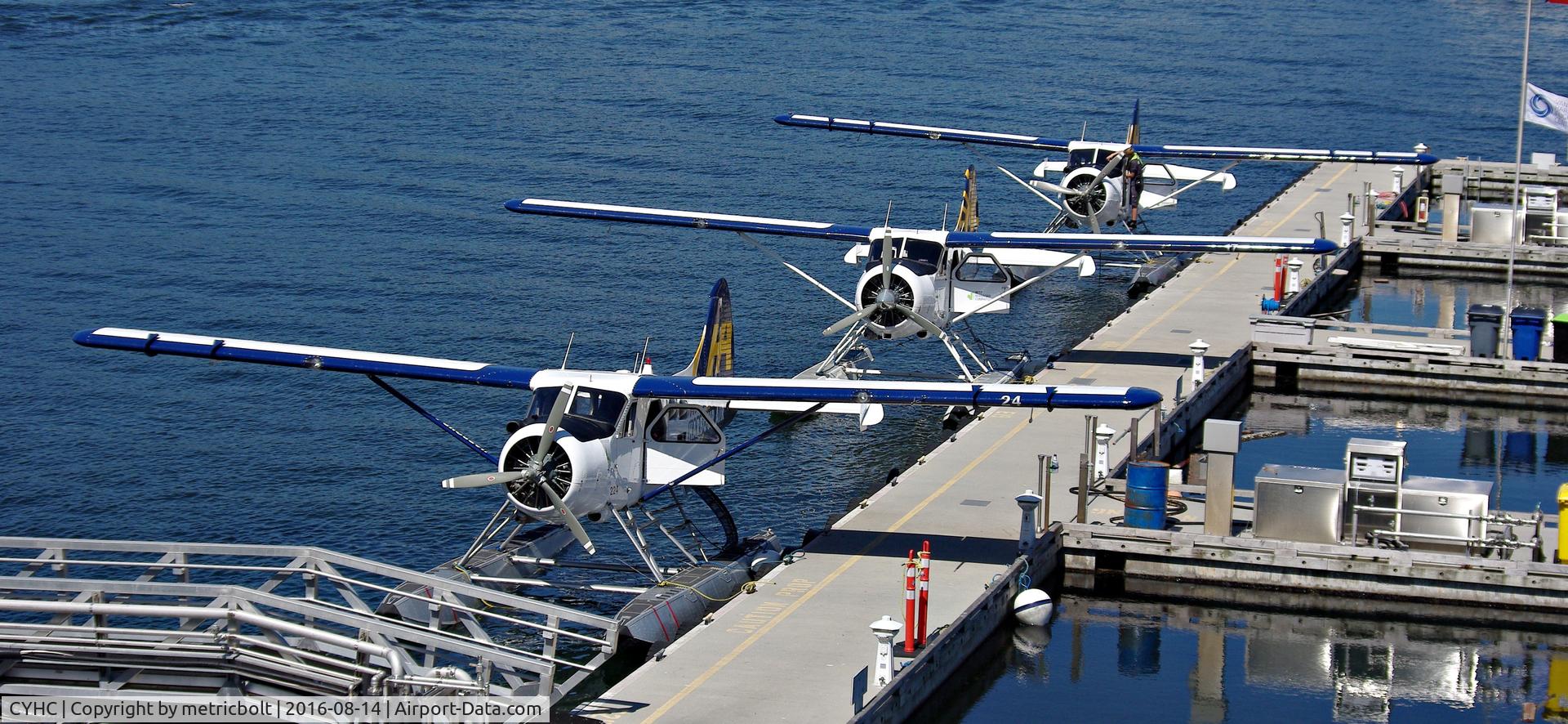 Vancouver Harbour Water Airport (Vancouver Coal Harbour Seaplane Base), Vancouver, British Columbia Canada (CYHC) - Harbour Air activity at Coal Harbour