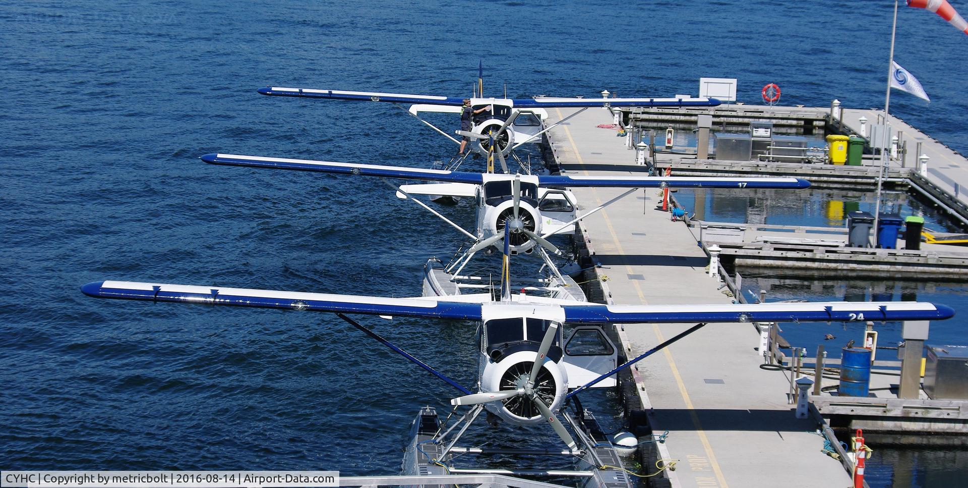 Vancouver Harbour Water Airport (Vancouver Coal Harbour Seaplane Base), Vancouver, British Columbia Canada (CYHC) - Harbour Air activity at Coal Harbour