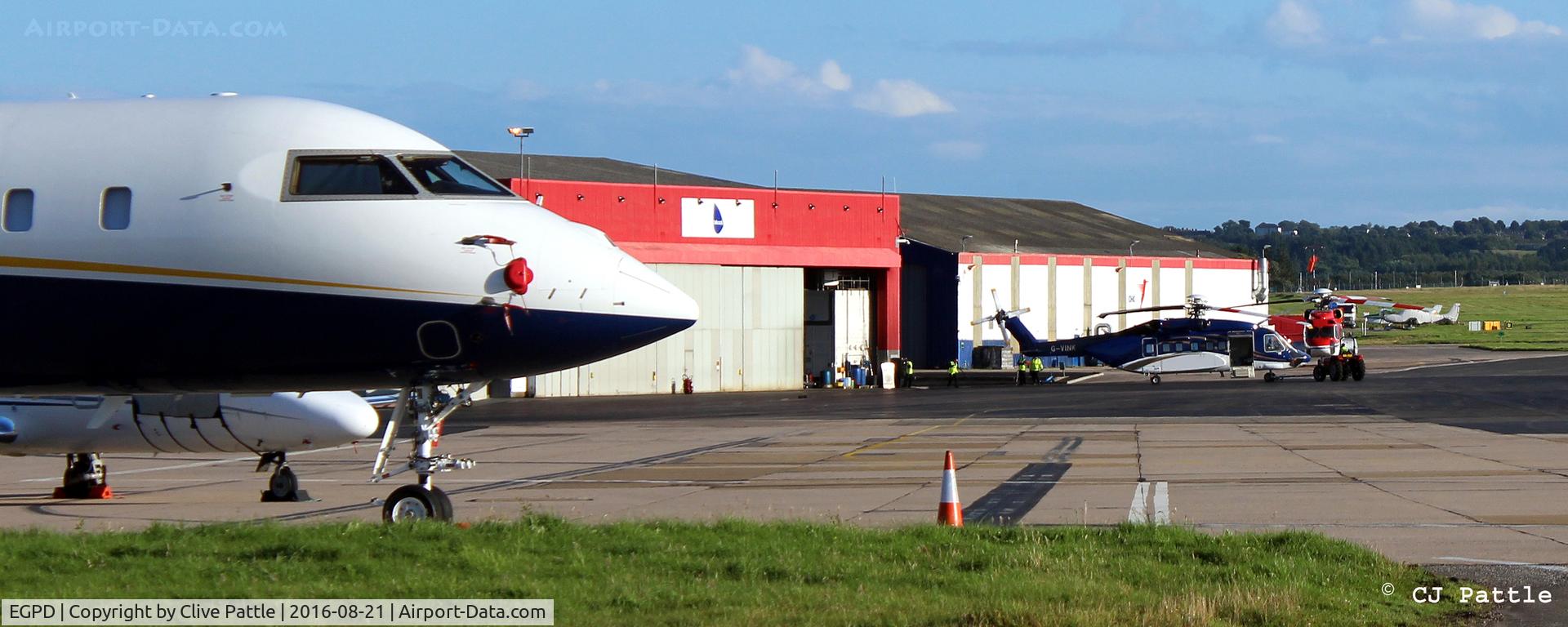 Aberdeen Airport, Aberdeen, Scotland United Kingdom (EGPD) - Aberdeen EGPD East side apron