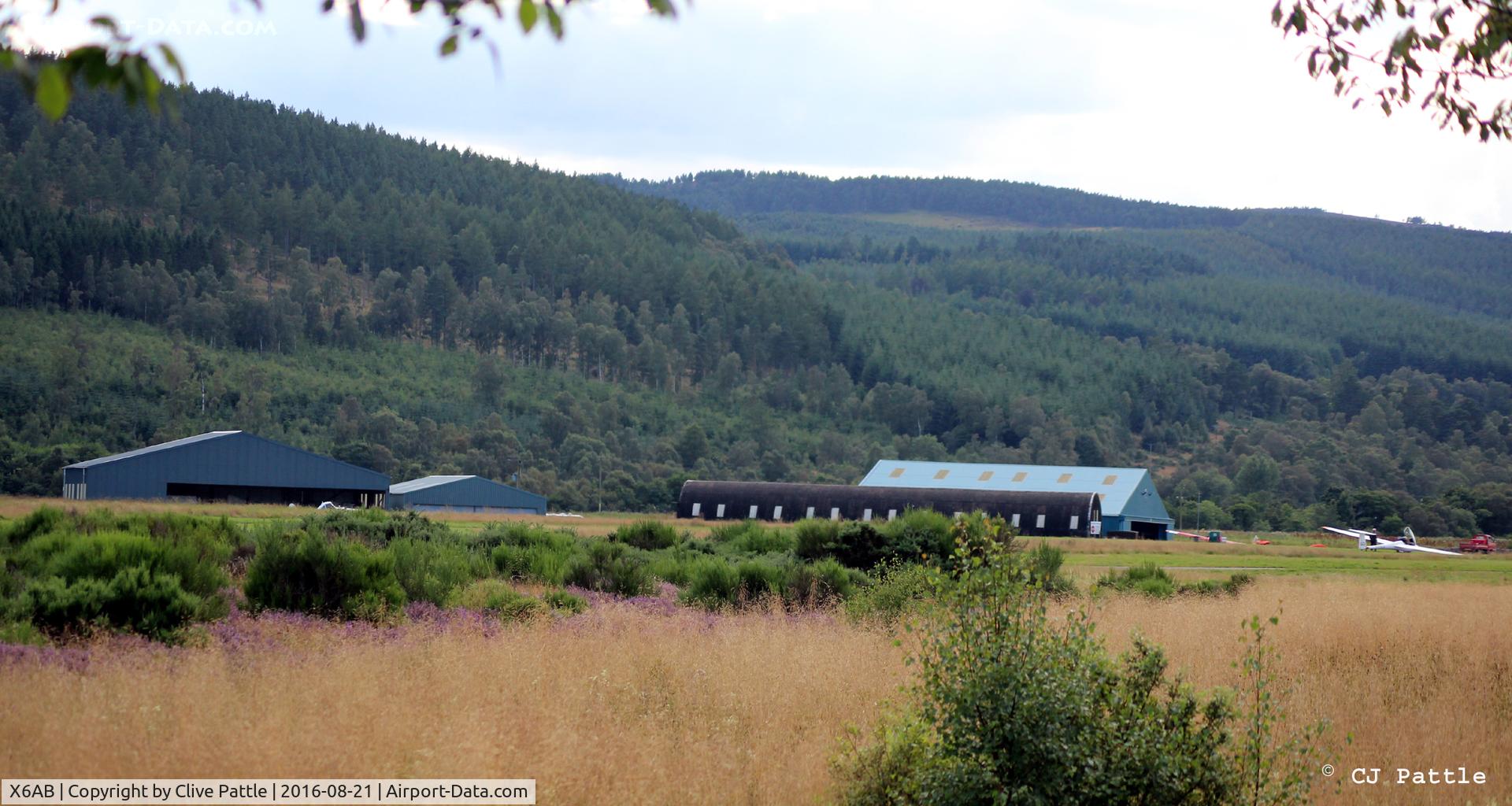 X6AB Airport - Deeside Gliding Club at Aboyne airfield, Royal Deeside. Situated on the A93 between Braemar and Ballater.