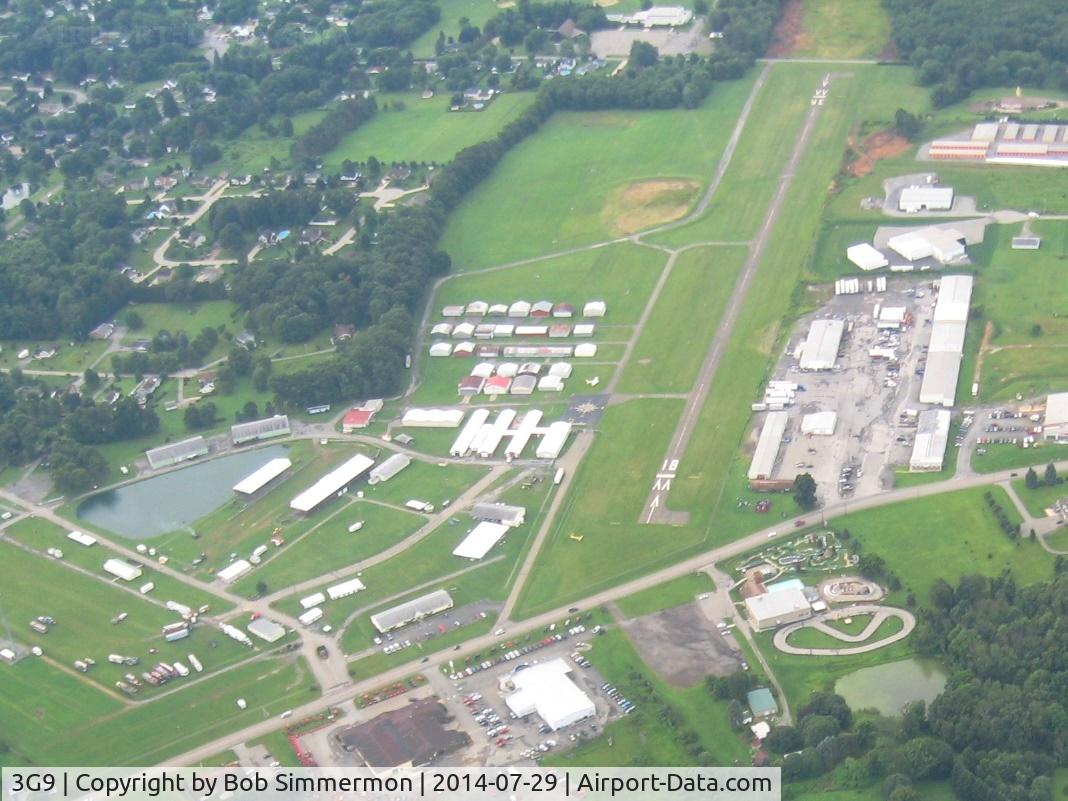 Butler Farm Show Airport (3G9) - Looking south