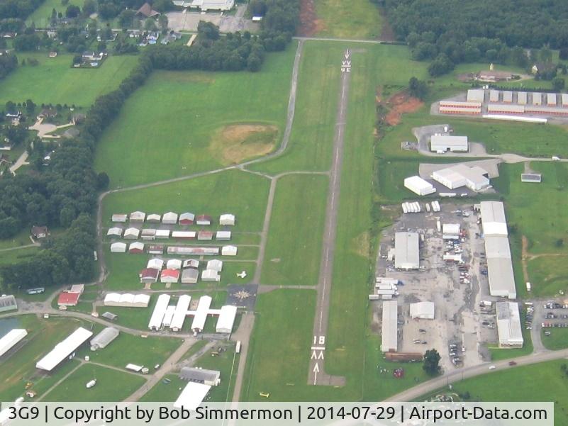 Butler Farm Show Airport (3G9) - Looking south