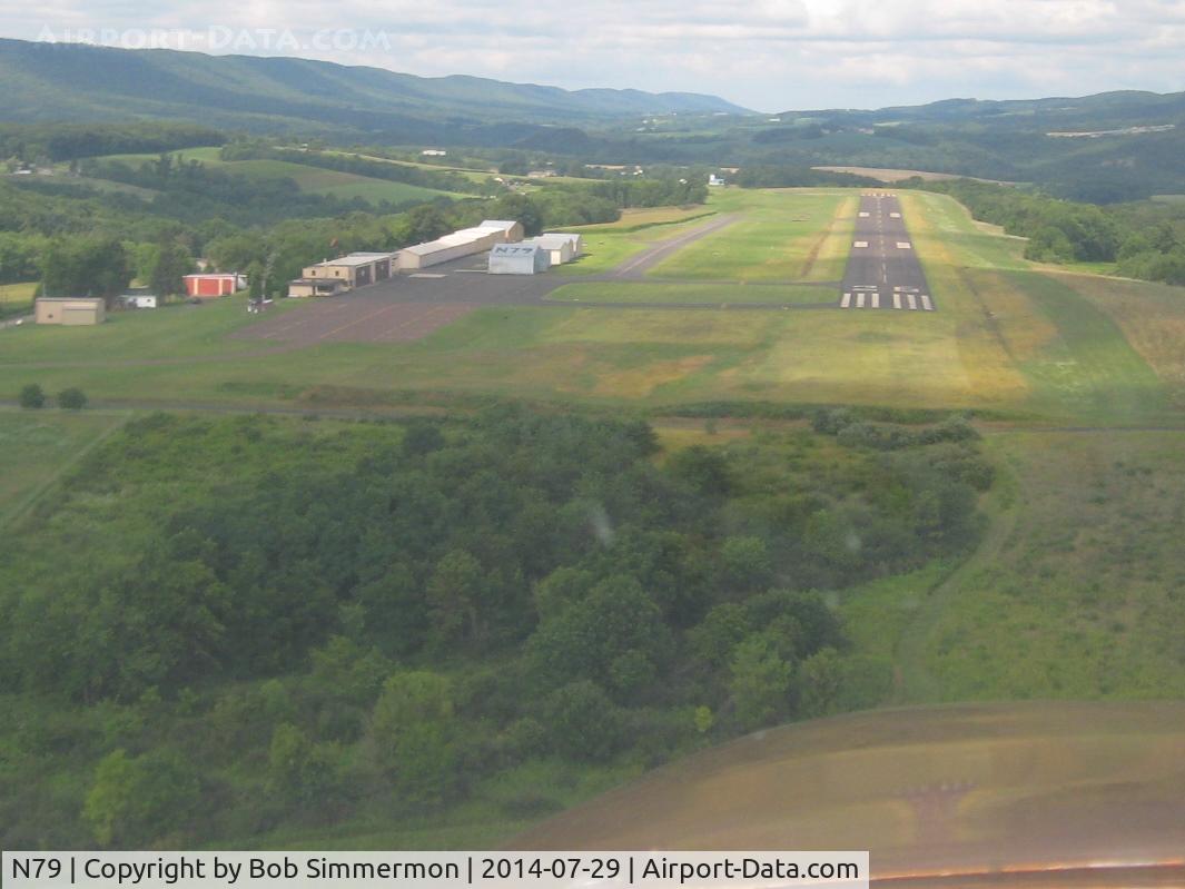 Northumberland County Airport (N79) - Final approach for 26