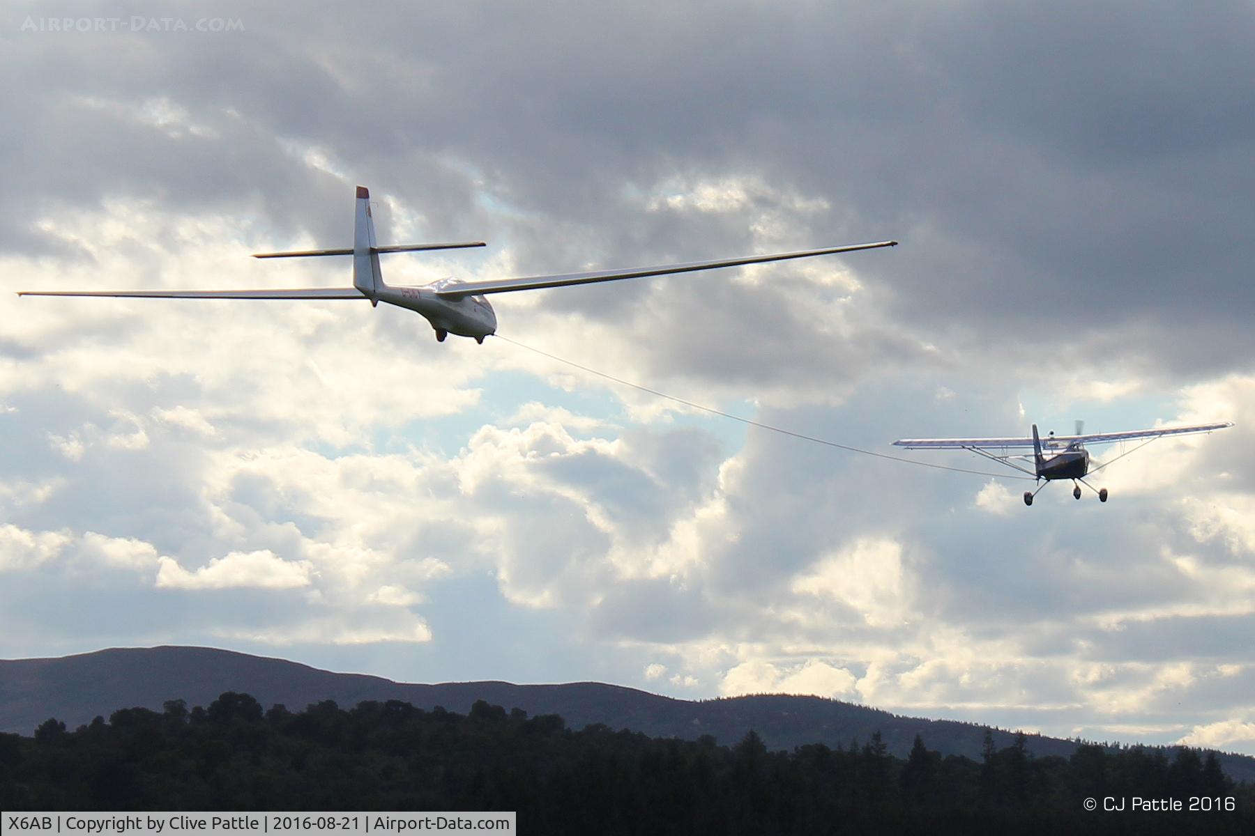 X6AB Airport - Take to the skies at the Deeside Gliding Club at Aboyne, Scotland.