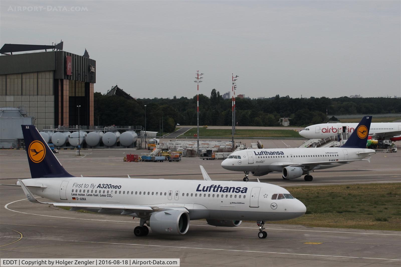 Tegel International Airport (closing in 2011), Berlin Germany (EDDT) - Crowded apron and no sun at all......