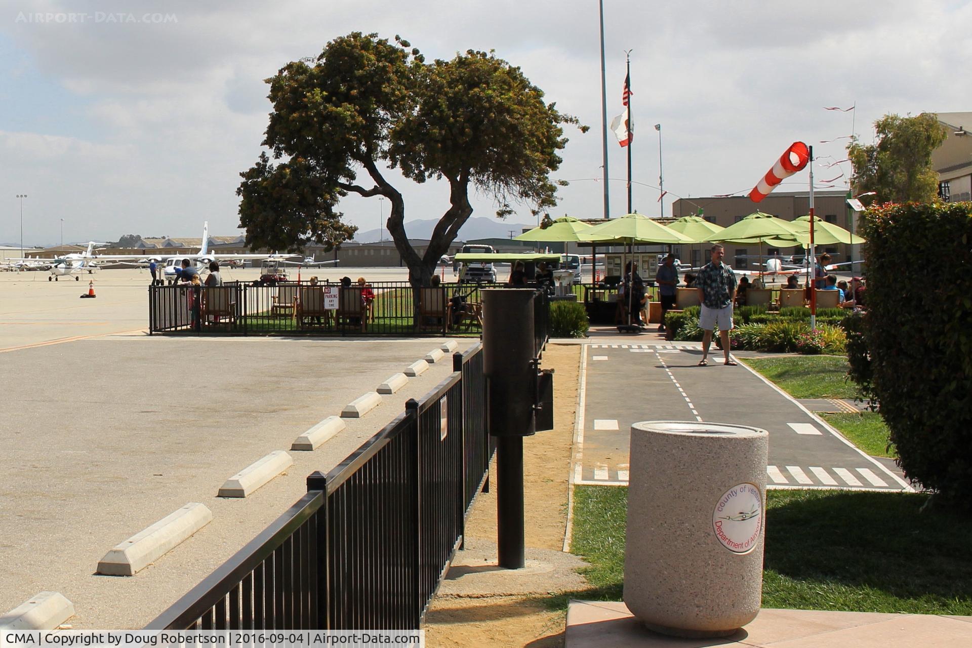Camarillo Airport (CMA) - The well-kept attractive and novel CMA Airport Park is heavily used on weekends by local families and visitors arriving by aircraft.