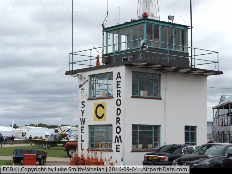 Sywell Aerodrome Airport, Northampton, England United Kingdom (EGBK) - Sywell tower.