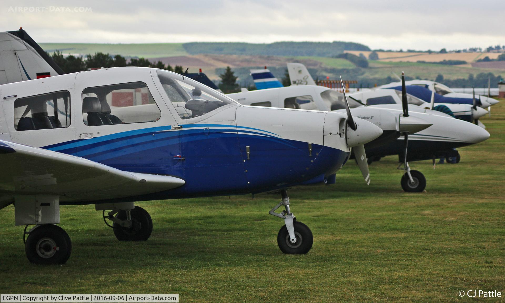 Dundee Airport, Dundee, Scotland United Kingdom (EGPN) - GA Park at Dundee EGPN