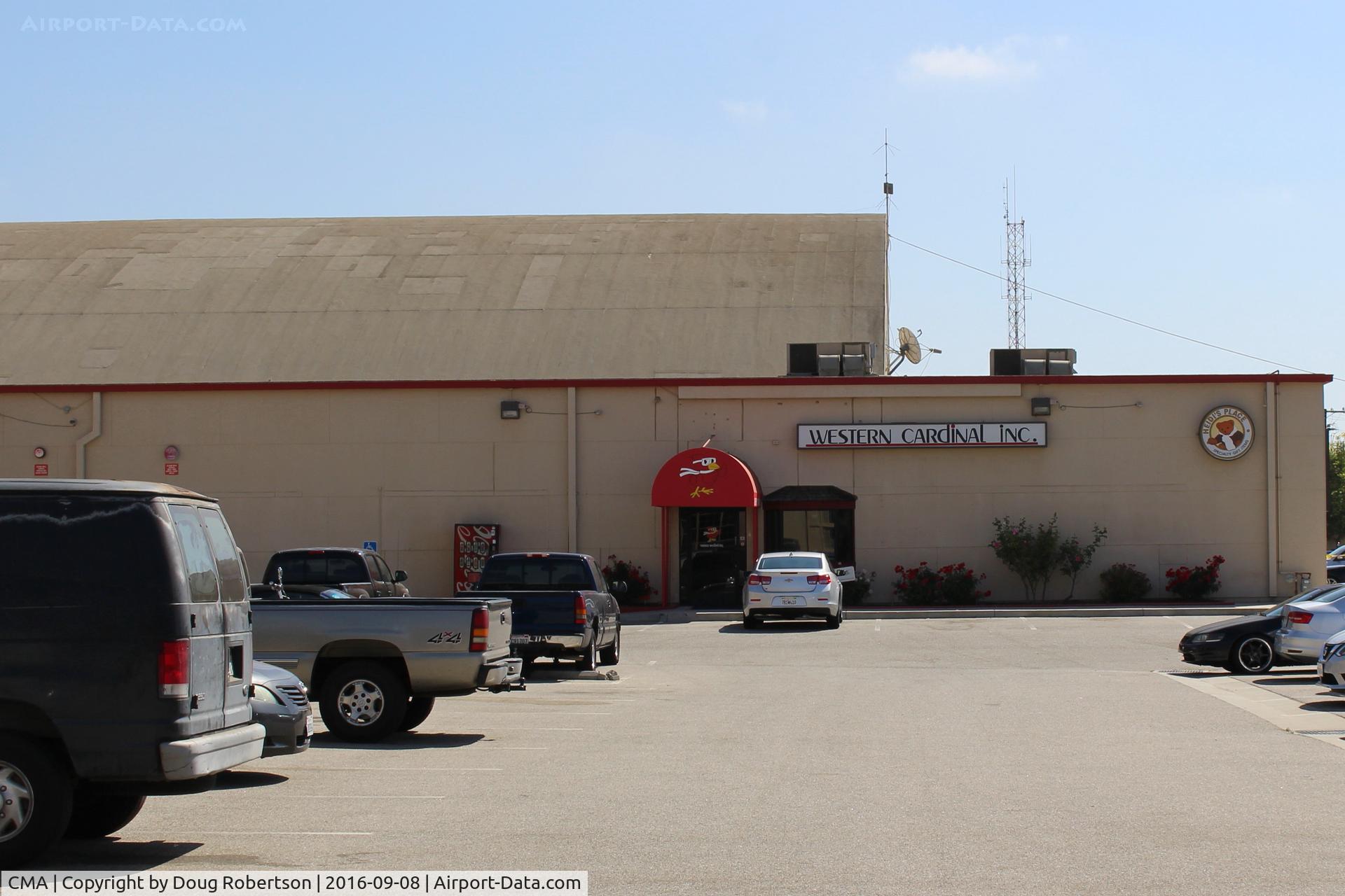 Camarillo Airport (CMA) - Western Cardinal, Inc. FBO. With Heidy's Place pilot supplies.
