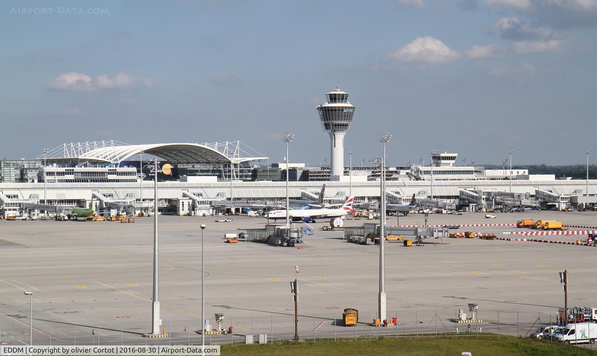Munich International Airport (Franz Josef Strauß International Airport), Munich Germany (EDDM) - taken from the observation hill