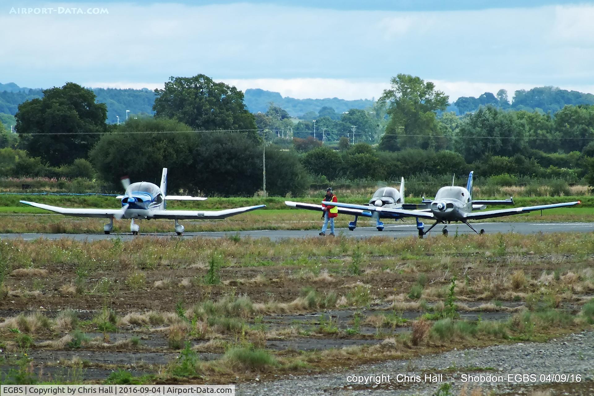 Shobdon Aerodrome Airport, Leominster, England United Kingdom (EGBS) - Royal Aero Club RRRA air race at Shobdon