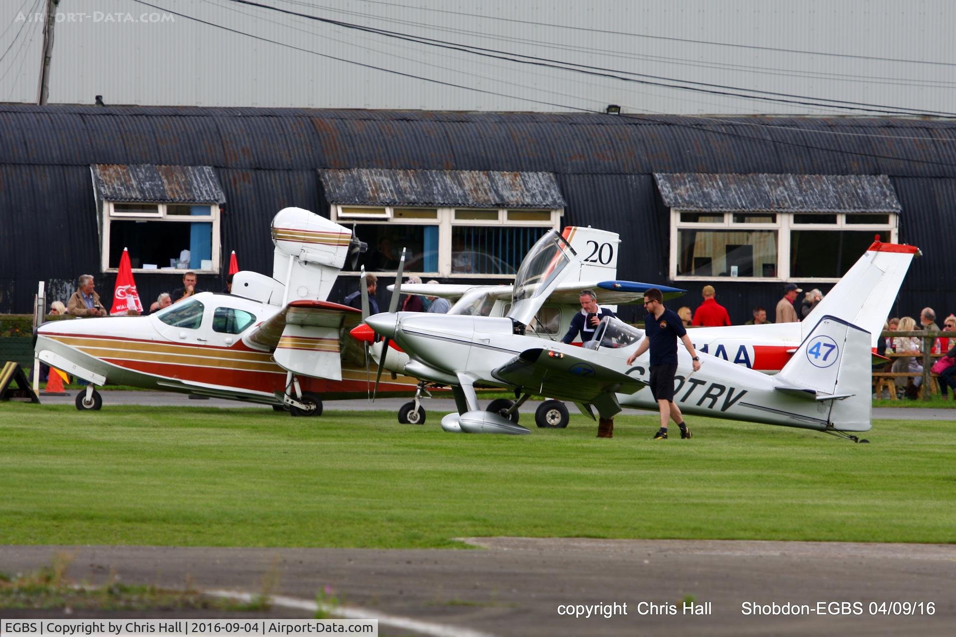 Shobdon Aerodrome Airport, Leominster, England United Kingdom (EGBS) - Royal Aero Club RRRA air race at Shobdon