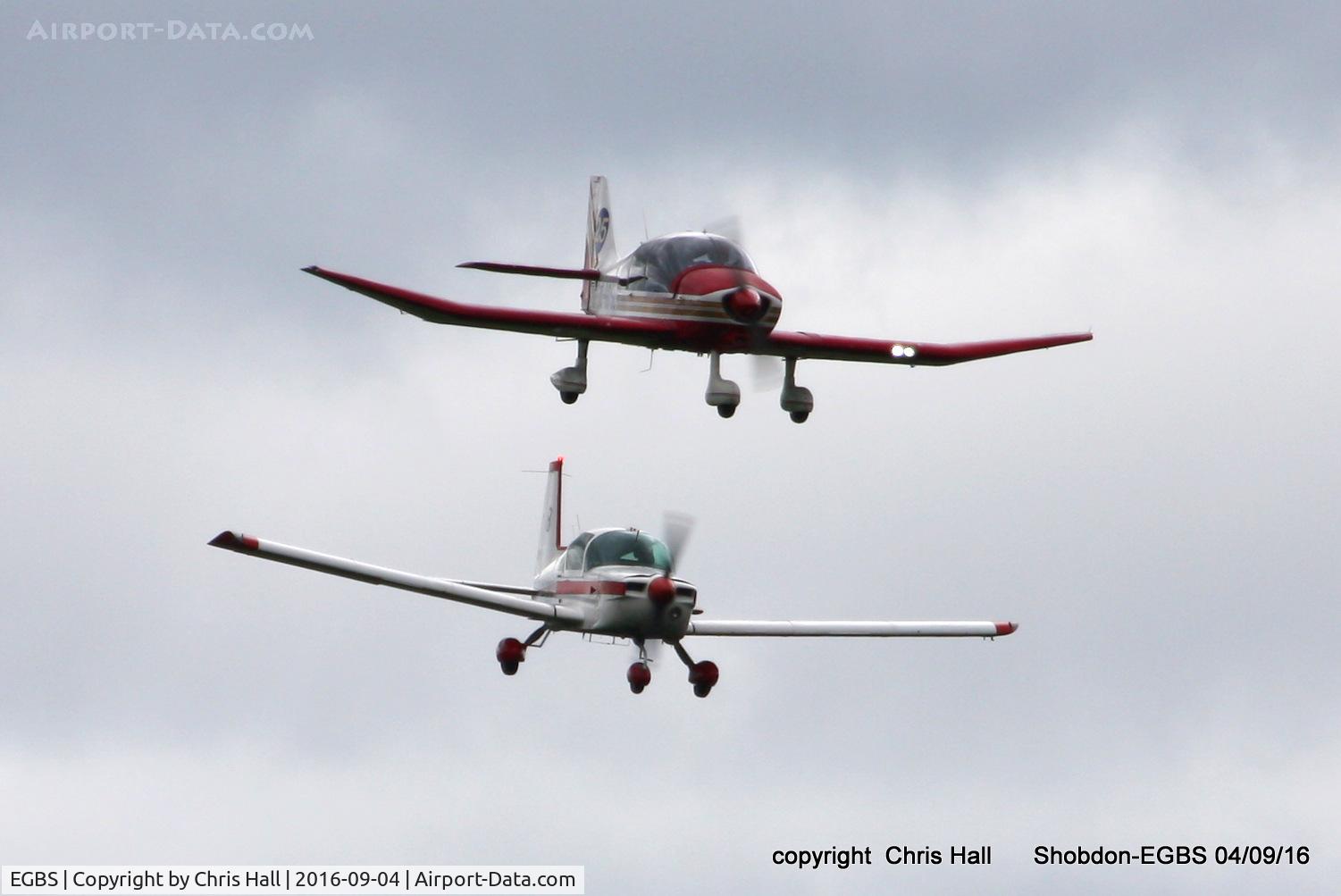 Shobdon Aerodrome Airport, Leominster, England United Kingdom (EGBS) - Royal Aero Club RRRA air race at Shobdon