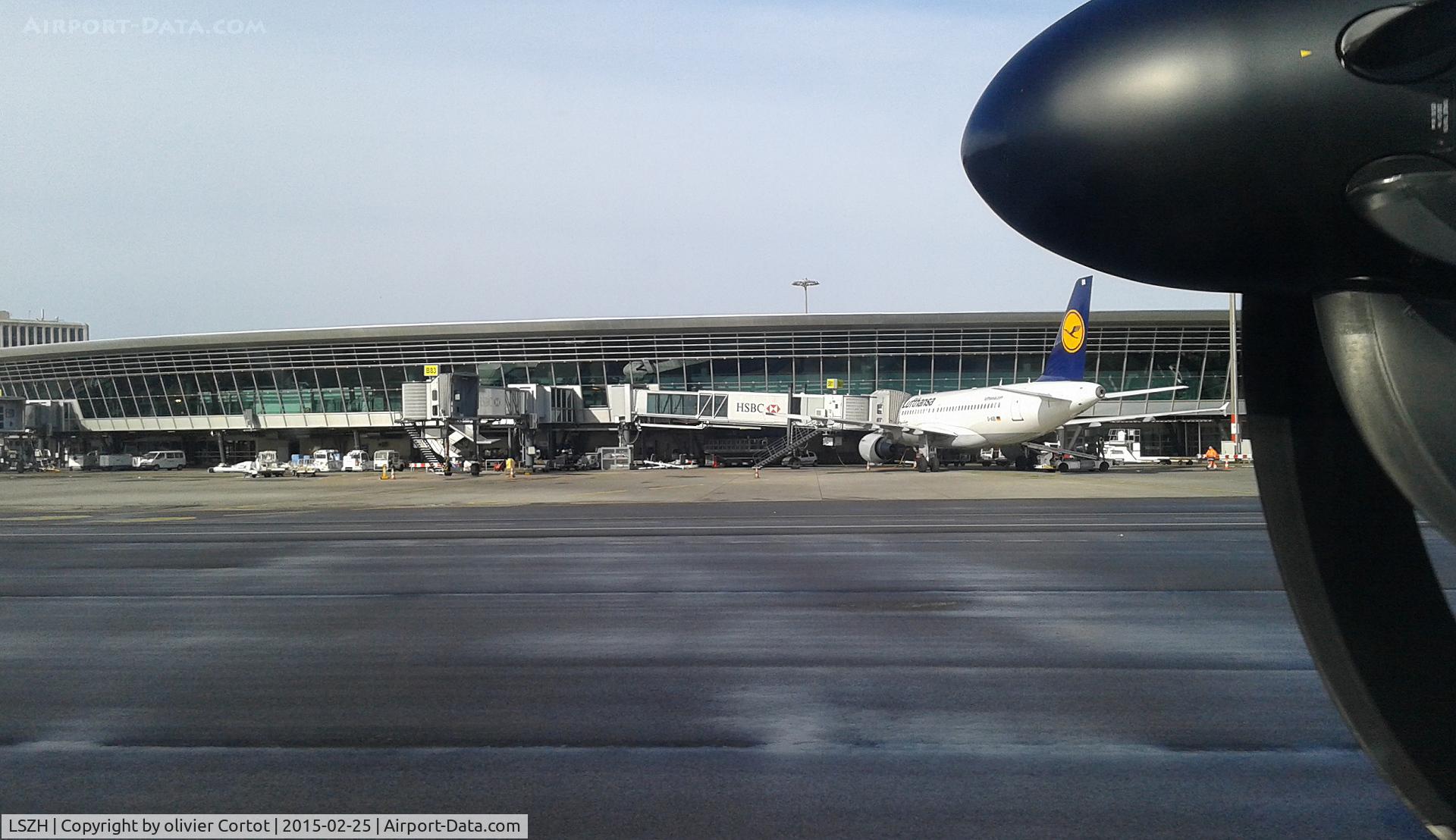 Zurich International Airport, Zurich Switzerland (LSZH) - A terminal, as I was arriving from LYS in a dash 8 