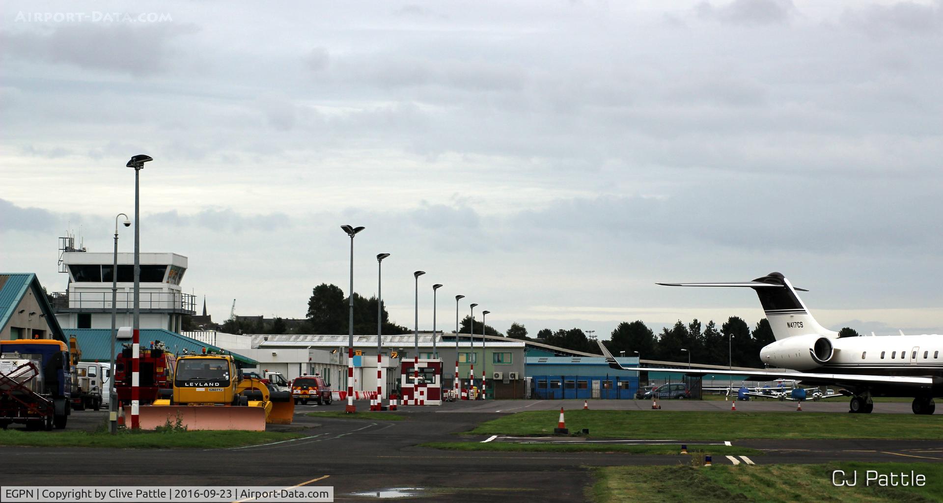 Dundee Airport, Dundee, Scotland United Kingdom (EGPN) - Evening scene at Dundee EGPN