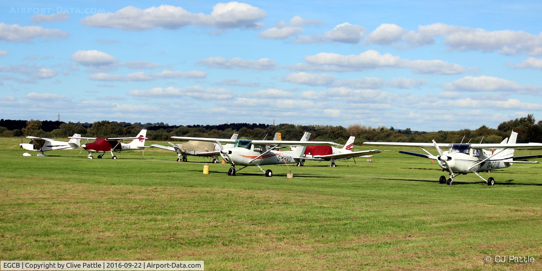 City Airport Manchester, Manchester, England United Kingdom (EGCB) - GA park at Manchester City Airport, Barton EGCB