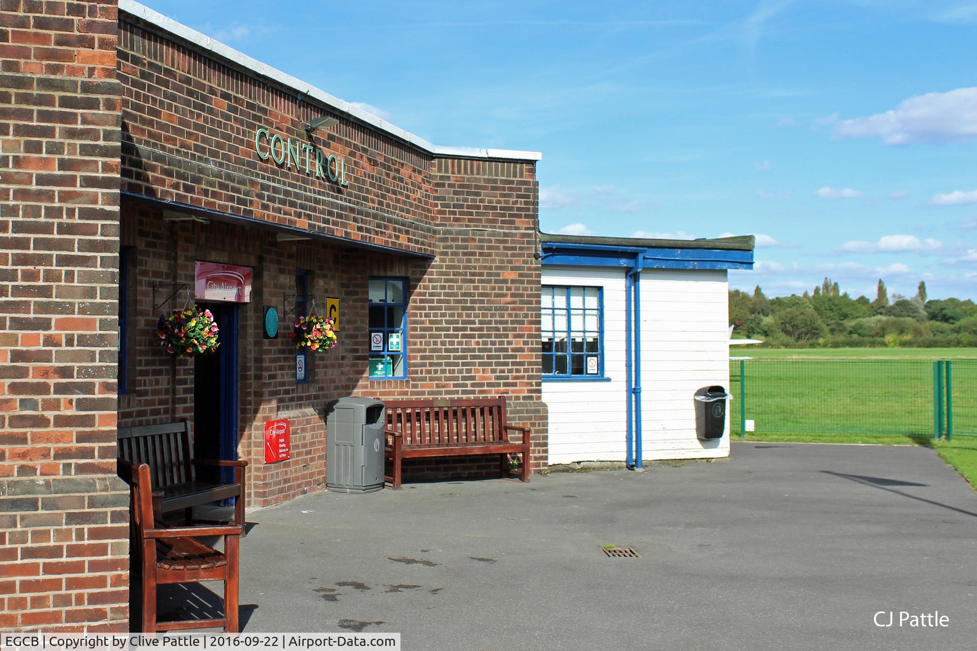 City Airport Manchester, Manchester, England United Kingdom (EGCB) - The entrance to the Control Tower, admin offices, viewing area and public toilets at Manchester City Airport, Barton EGCB