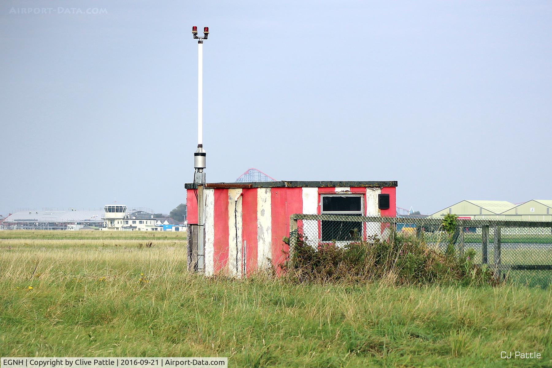 Blackpool International Airport, Blackpool, England United Kingdom (EGNH) - Blackpool EGNH - Airfield building on southside