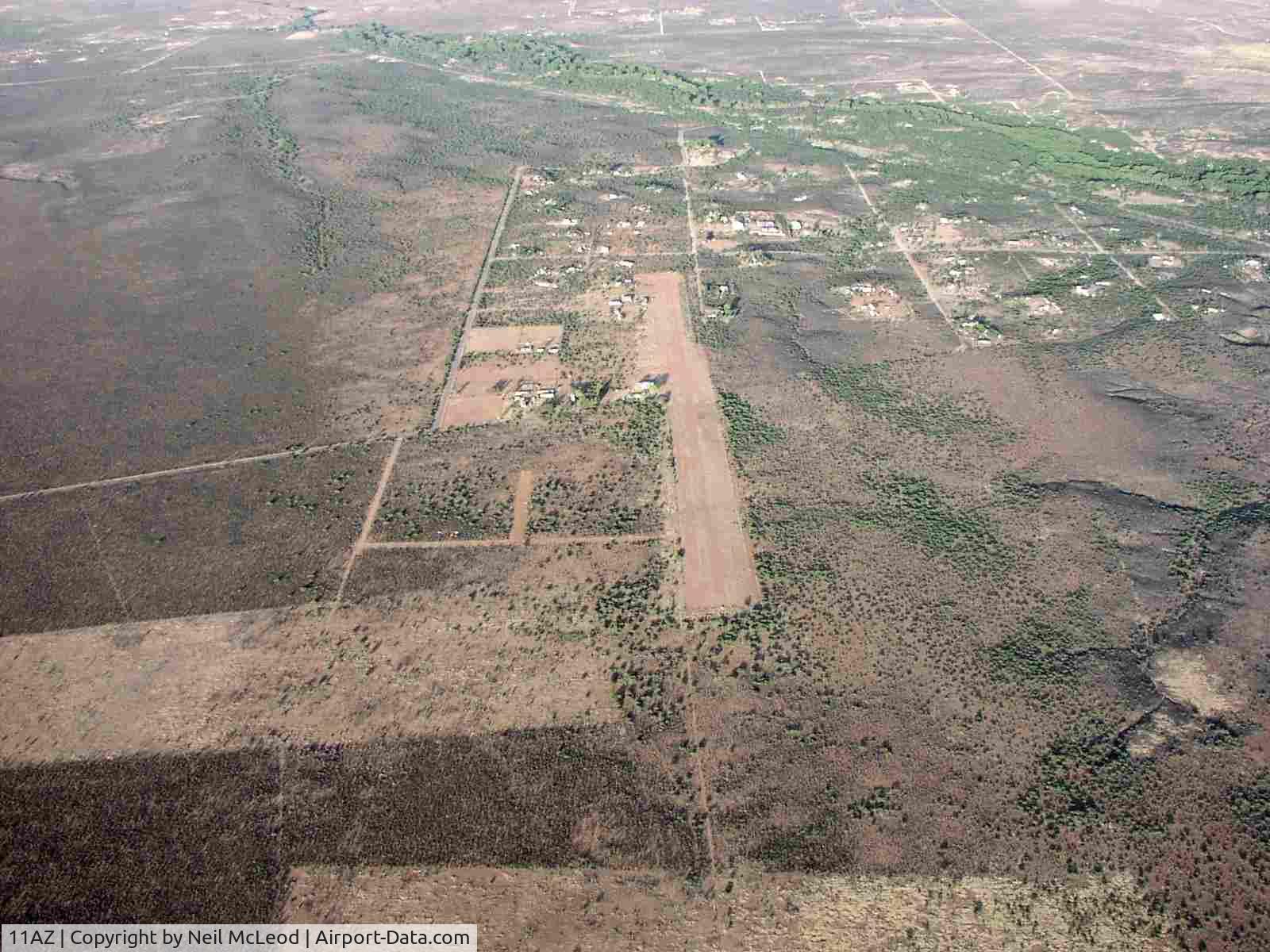 Whetstone Airport (11AZ) - Whetstone from the west