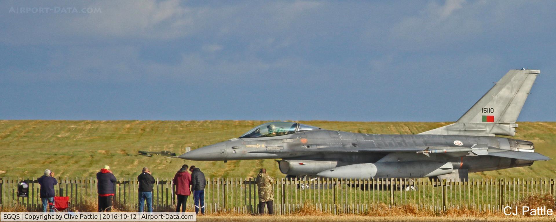 RAF Lossiemouth Airport, Lossiemouth, Scotland United Kingdom (EGQS) - Spotters and photographers line the fence during Exercise Joint Warrior 16-2 at RAF Lossiemouth EGQS
