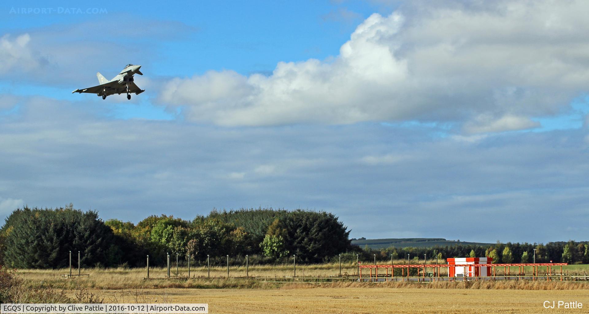 RAF Lossiemouth Airport, Lossiemouth, Scotland United Kingdom (EGQS) - Short finals to Rwy 05 over the lights during Exercise Joint Warrior 16-2 at RAF Lossiemouth EGQS