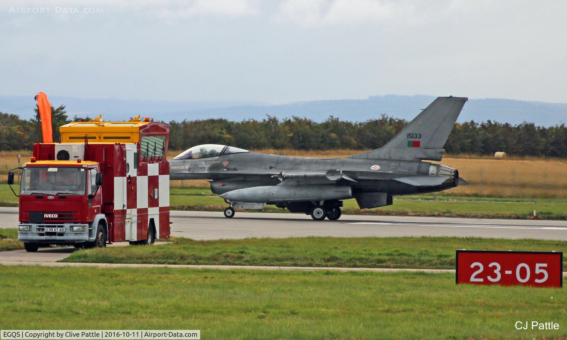 RAF Lossiemouth Airport, Lossiemouth, Scotland United Kingdom (EGQS) - Rwy 05 threshold operations at RAF Lossiemouth EGQS during Exercise Joint Warrior 16-2