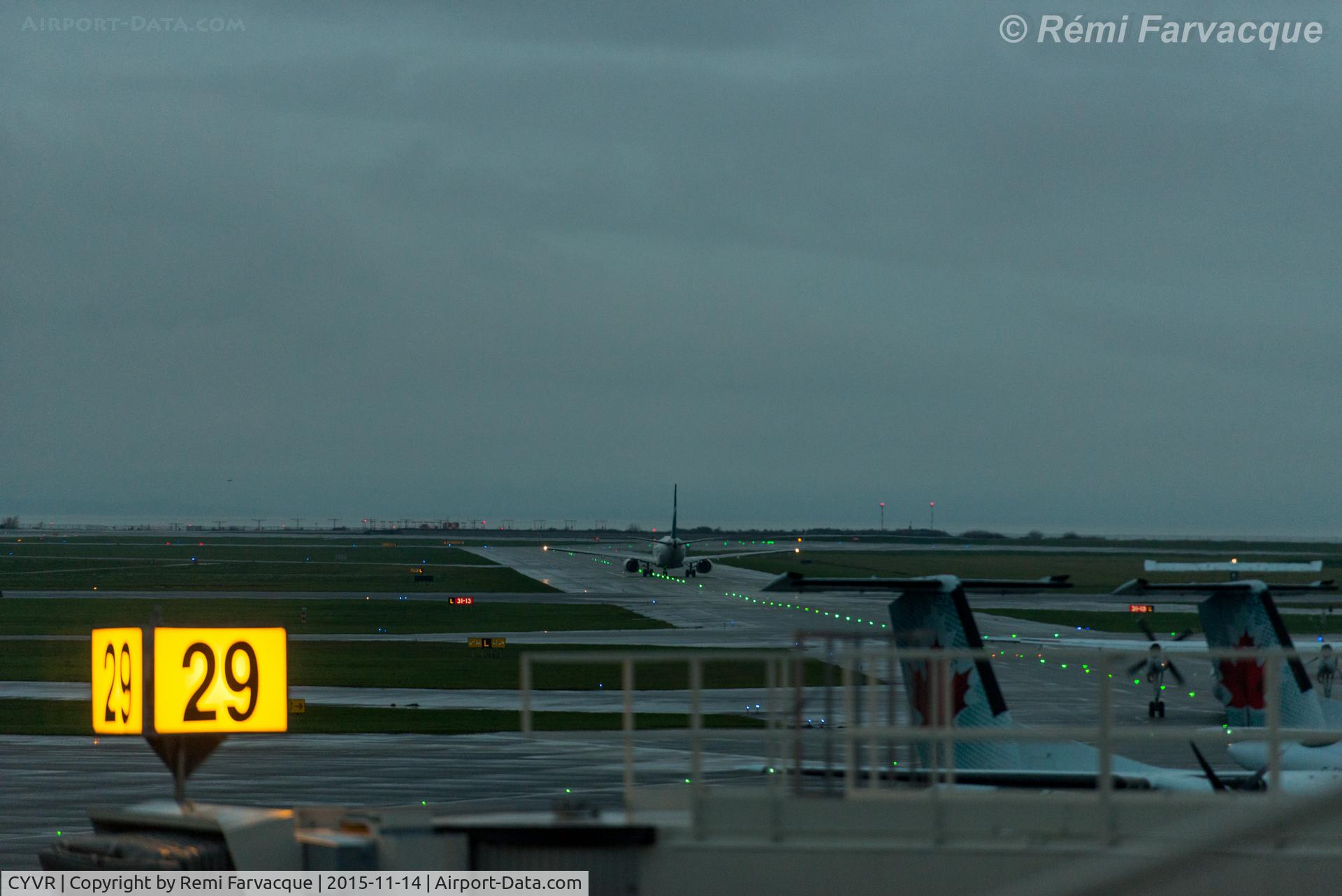 Vancouver International Airport, Vancouver, British Columbia Canada (CYVR) - Access to west end of south runway.
