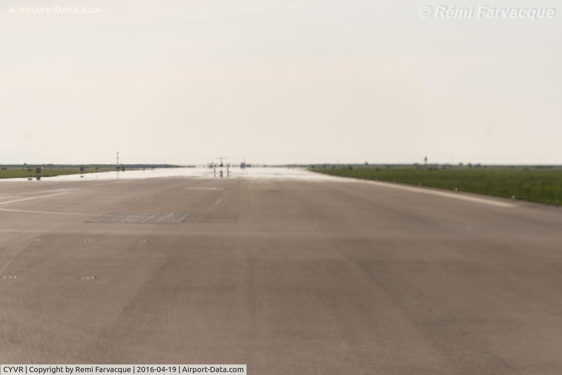 Vancouver International Airport, Vancouver, British Columbia Canada (CYVR) - Looking west down the south runway.