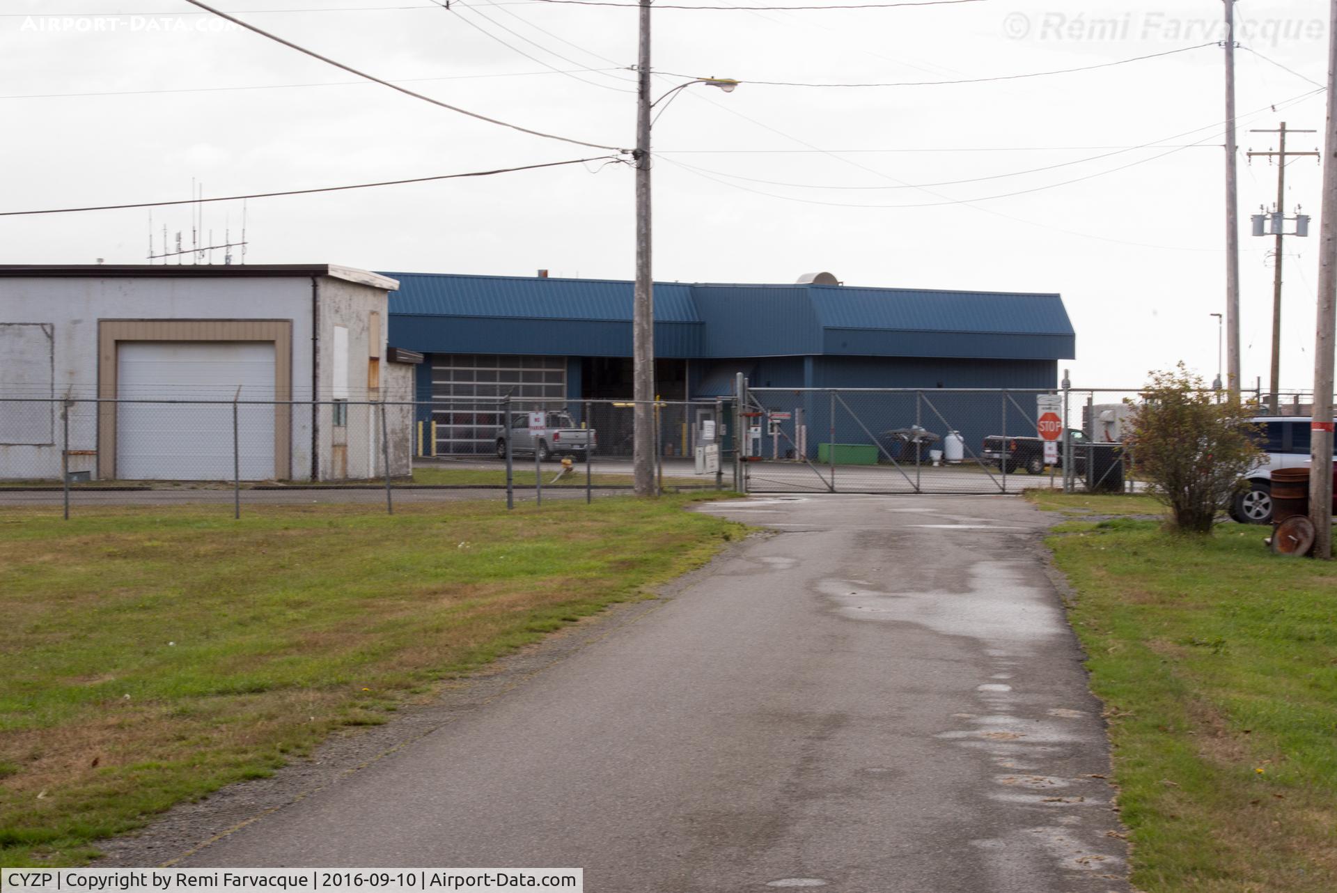 Sandspit Airport, Sandspit, British Columbia Canada (CYZP) - Maintenance area.