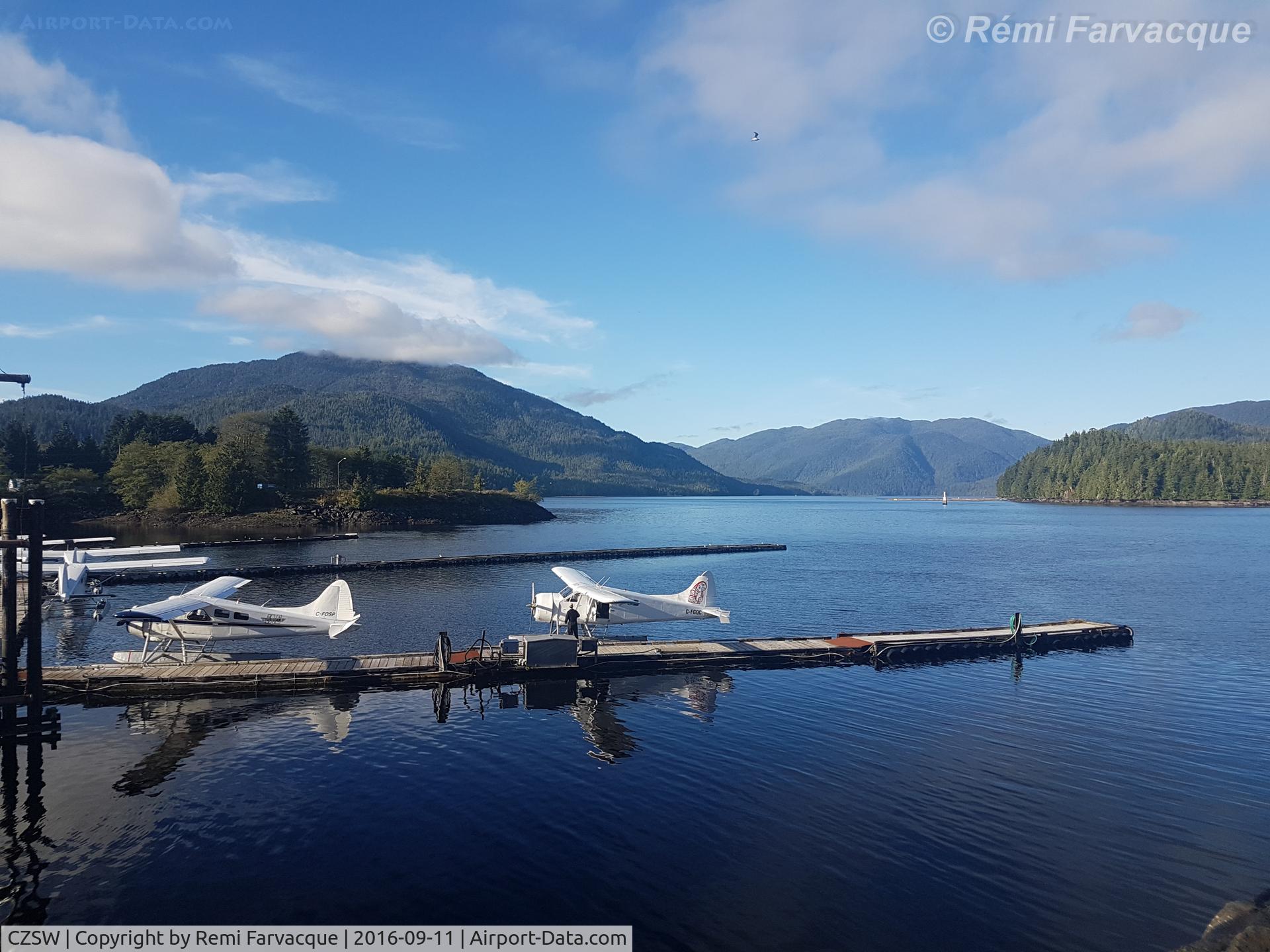 Prince Rupert/Seal Cove Water Airport, Prince Rupert, British Columbia Canada (CZSW) - General view of docks.